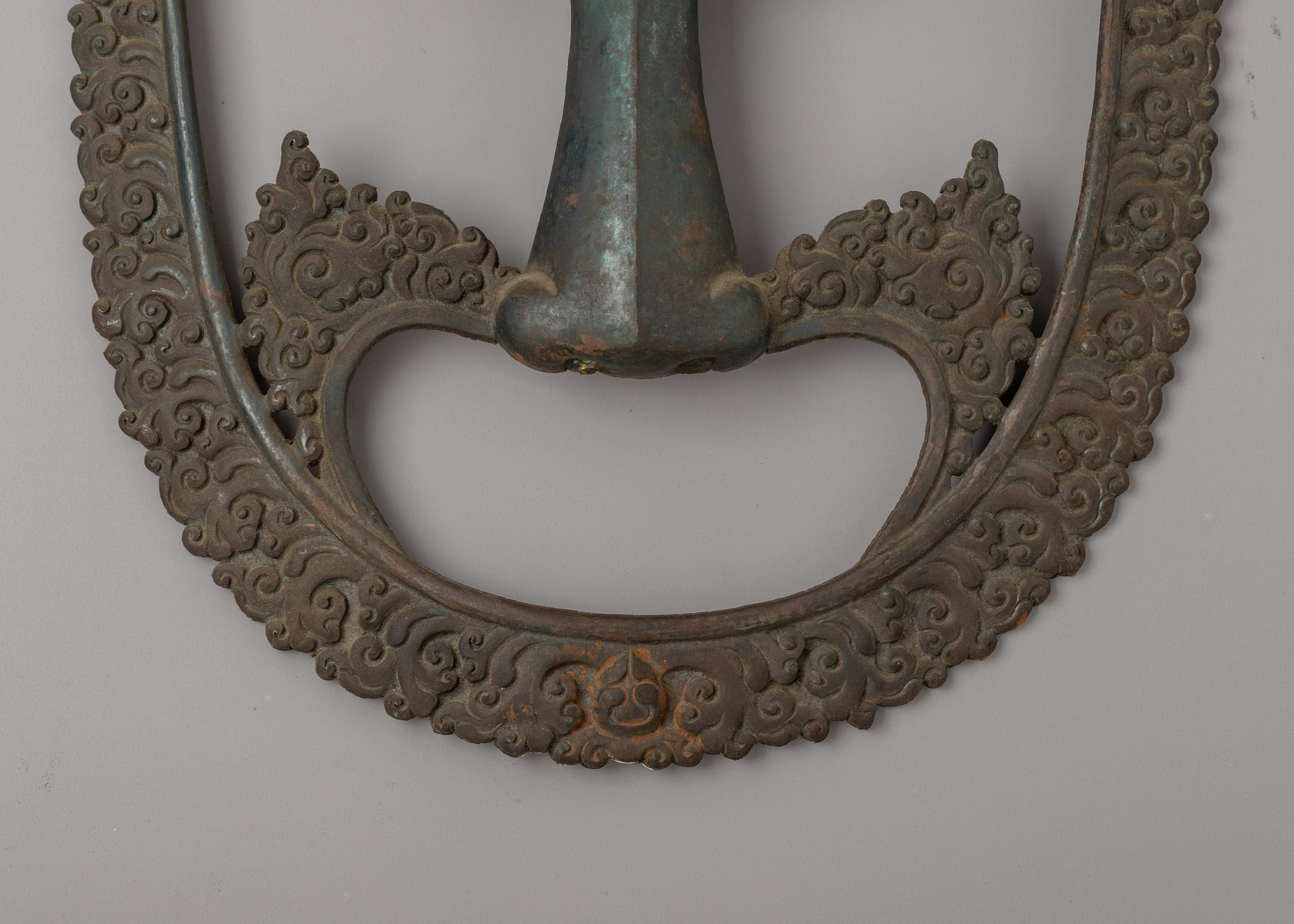 Buddhist Ritual Dance Mask | Himalayan Sacred Wall Art