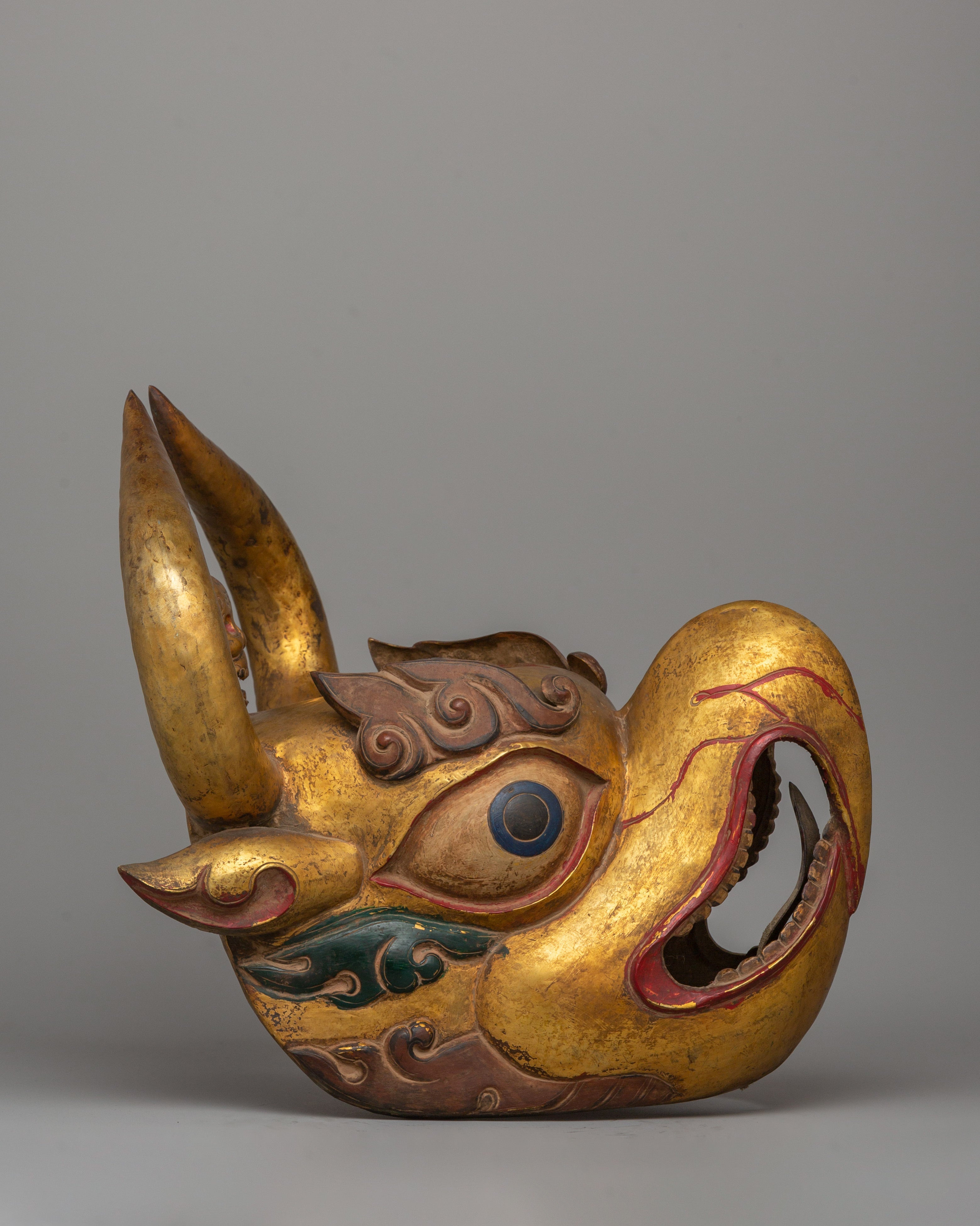 Repousse Copper Mask 