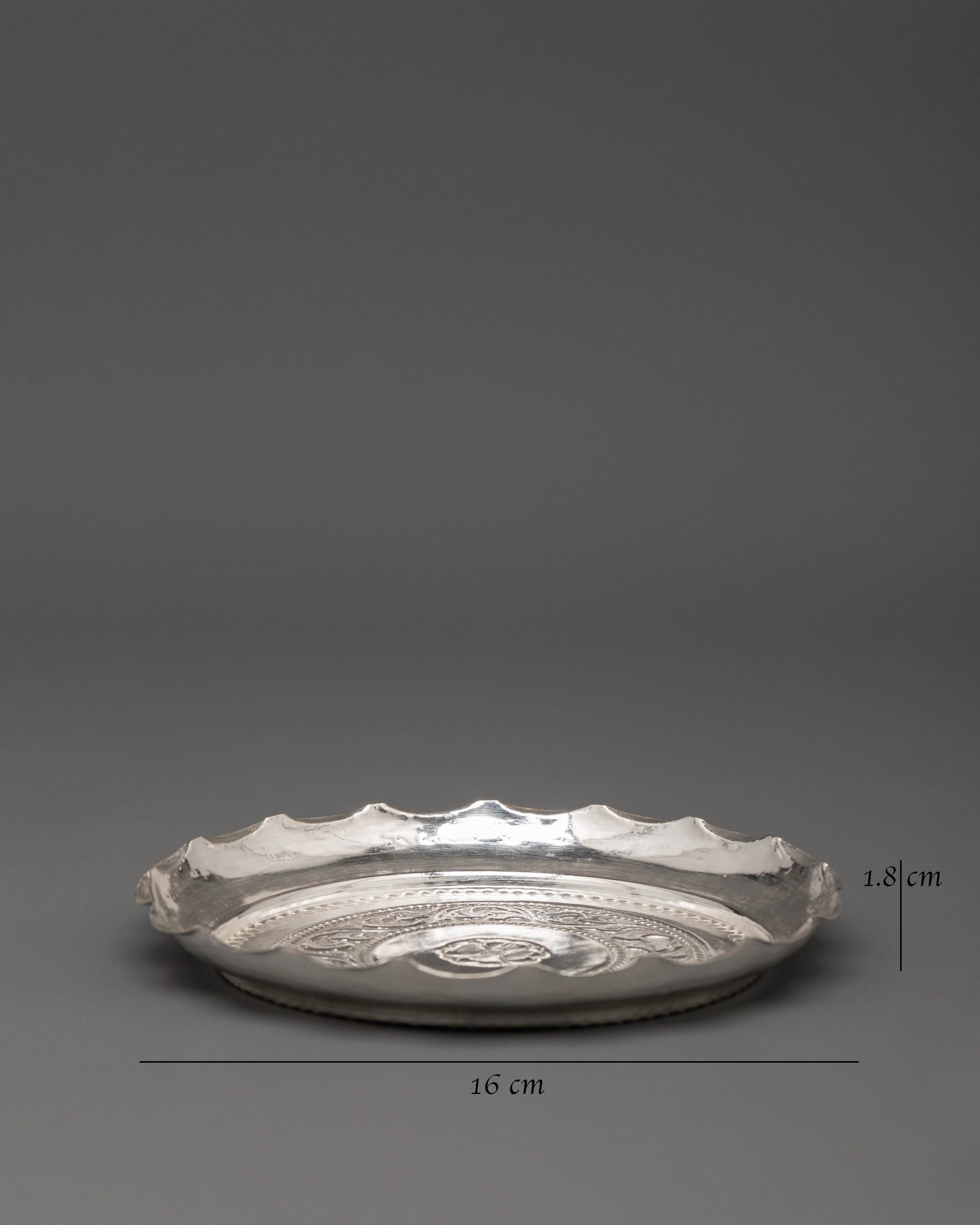 Silver Puja Thali Set | Ideal for Altar or Temple Ceremonies