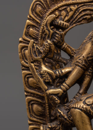 The Mahakali brass statue | Home Shrine Art