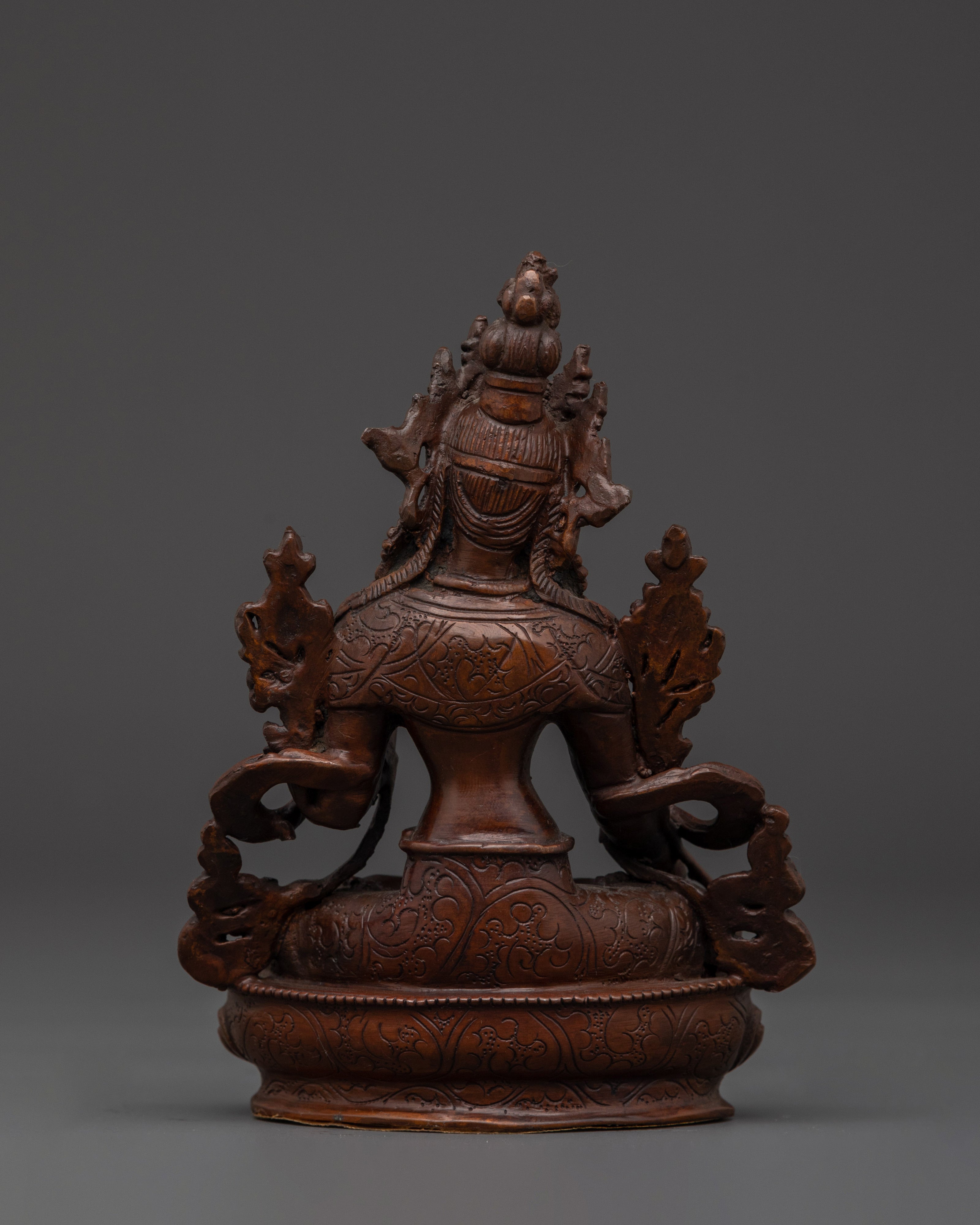 Handcrafted White Tara Sculpture | Long Life Deity
