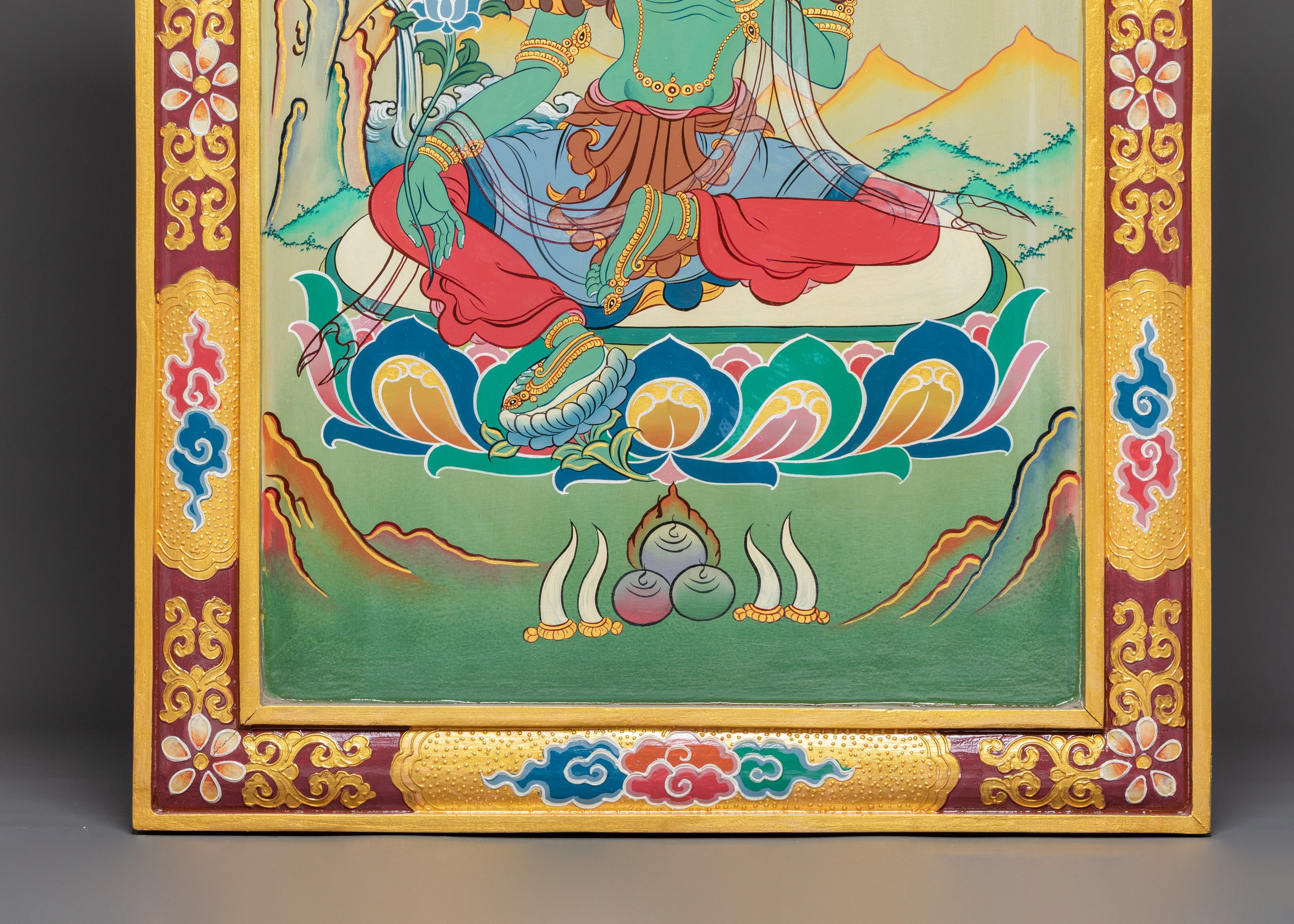 Green Tara Deity Wall Hanging | Mother of All Buddhas