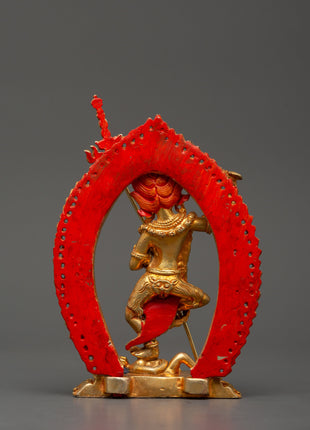 Vajravarahi Wrathful Buddhist Deity Statue | Dorje Phagmo Figurine for Spiritual Awakening