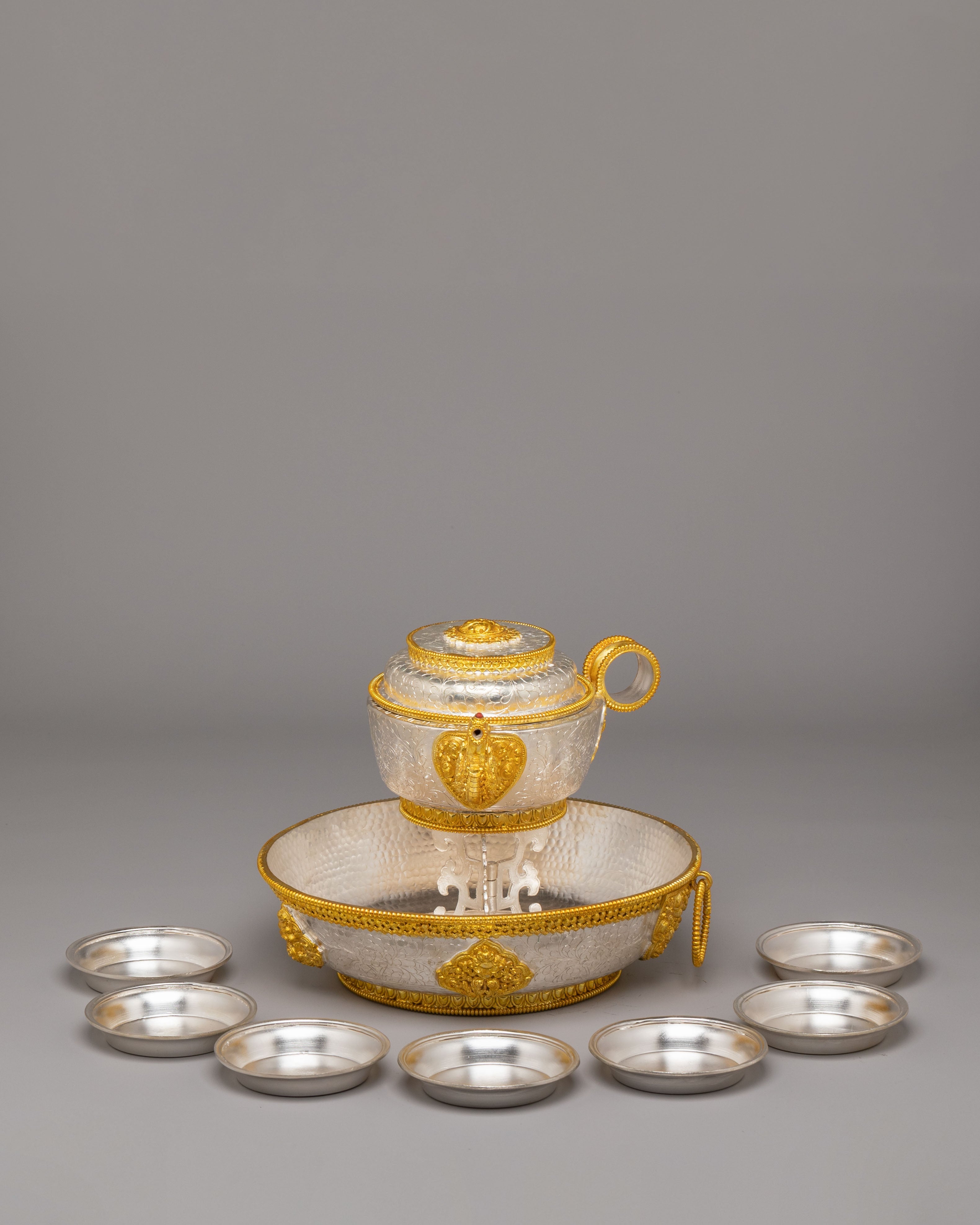 Handmade Ritual Offering Set | Sacred Tibetan Altar Decor