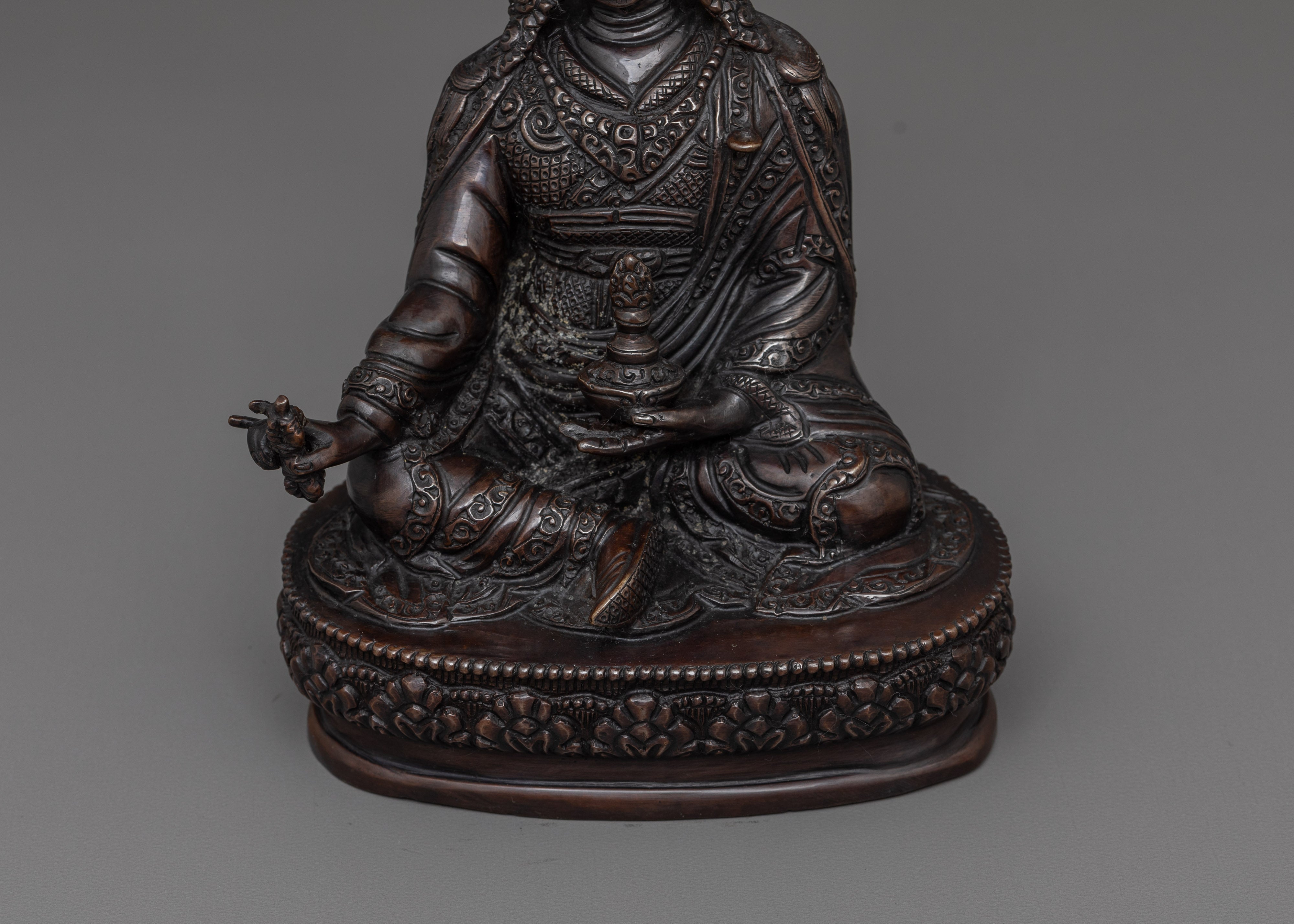 Guru Rinpoche Buddhist Tantric Deity Statue | Padmasambhava, Vajrayana Buddhism Art