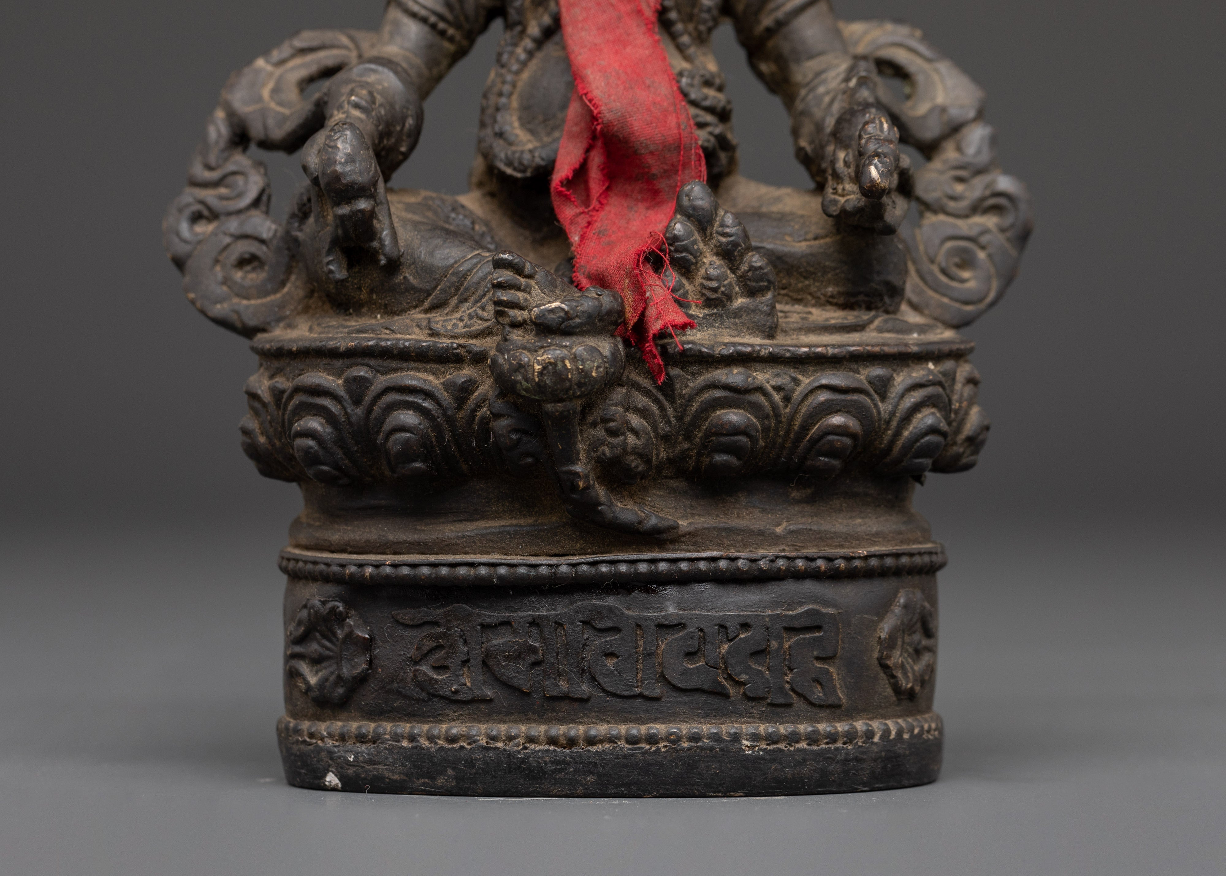 Spiritual Wealth Deity Dzambhala Statue | Figurine for Shrine, Altar and Dharma Decor
