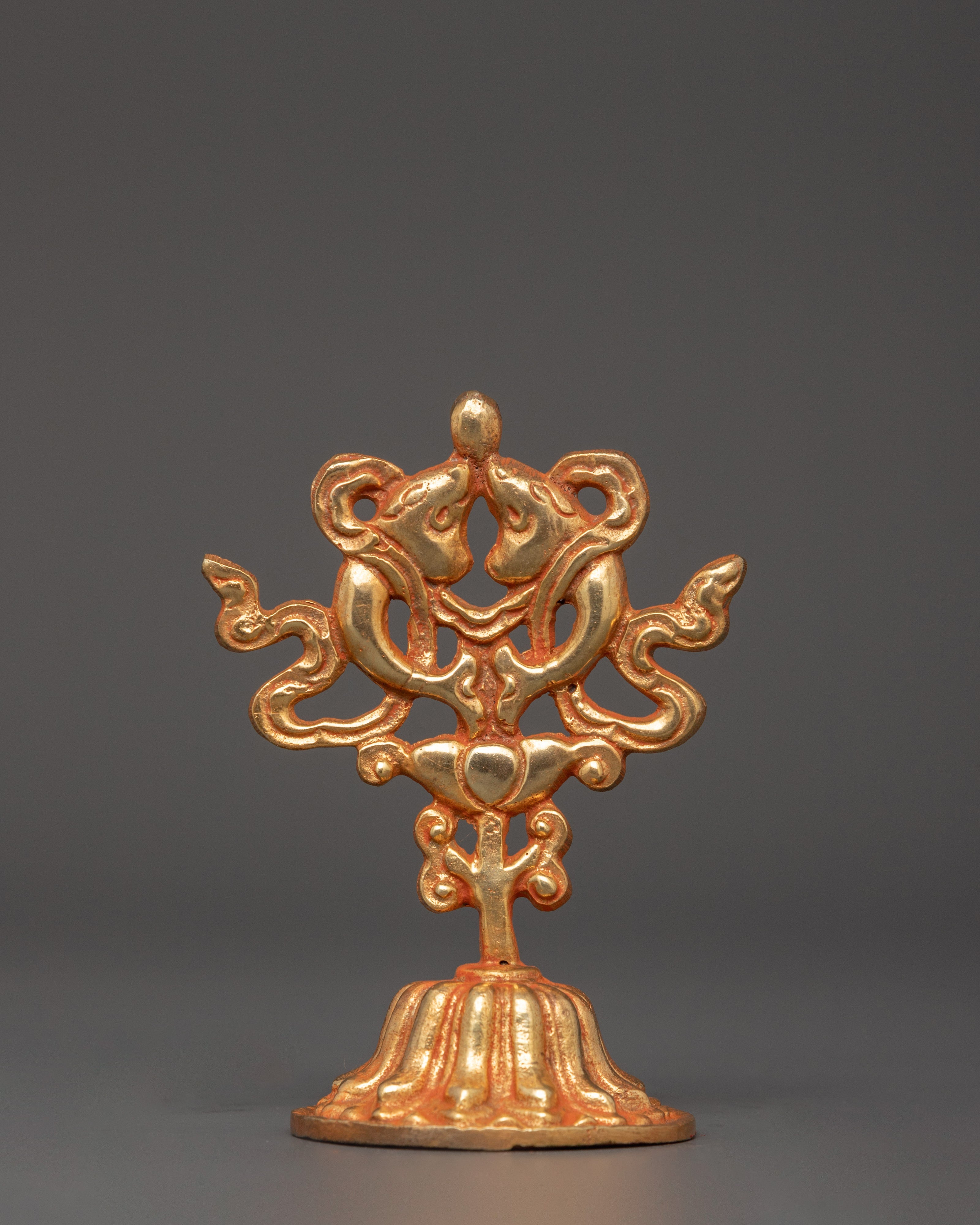 Himalayan Buddhist Auspicious Symbol | Sacred Tibetan Ritual Decor