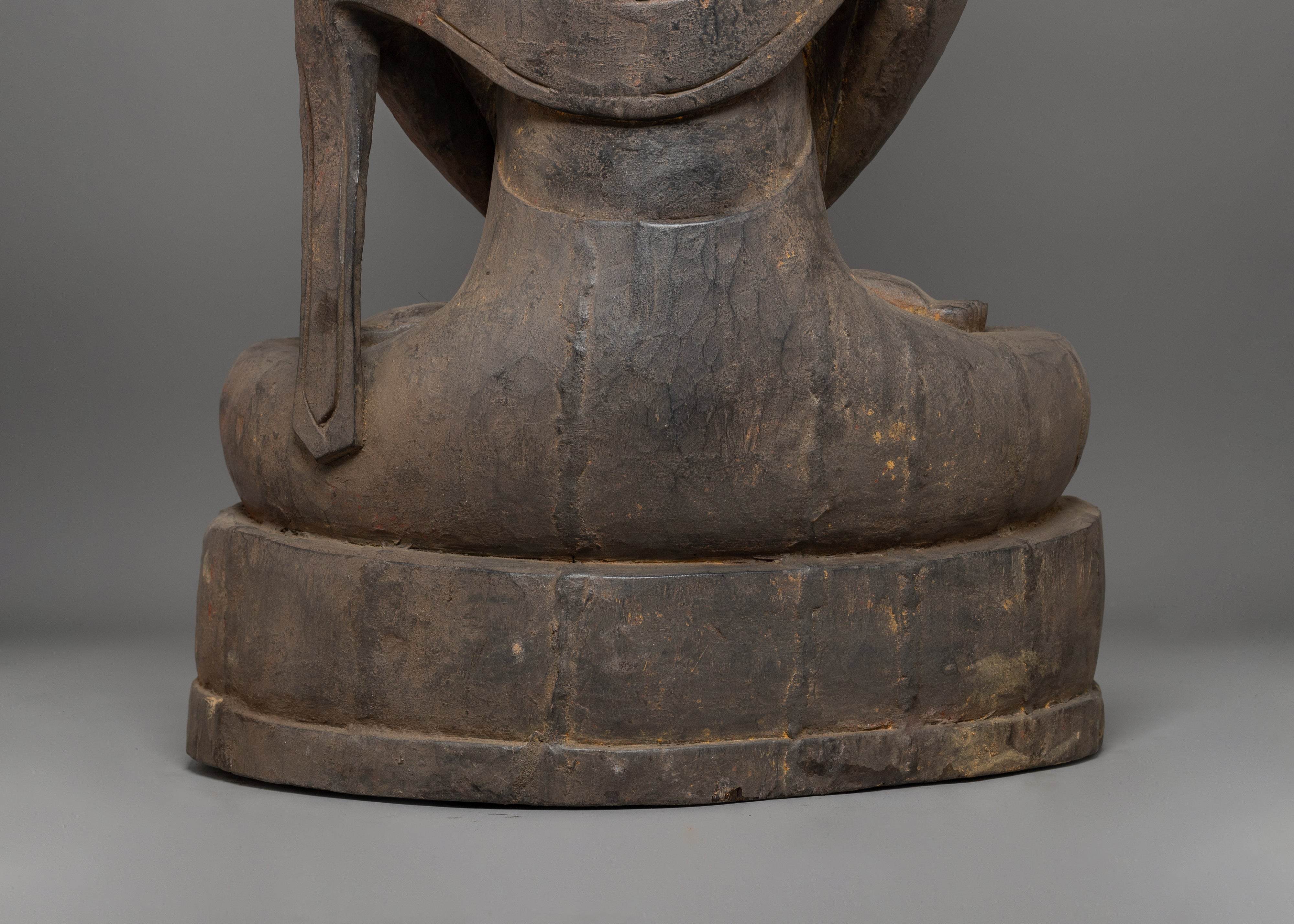 Fasting Buddha Wooden Statue | Traditional Himalayan Artwork