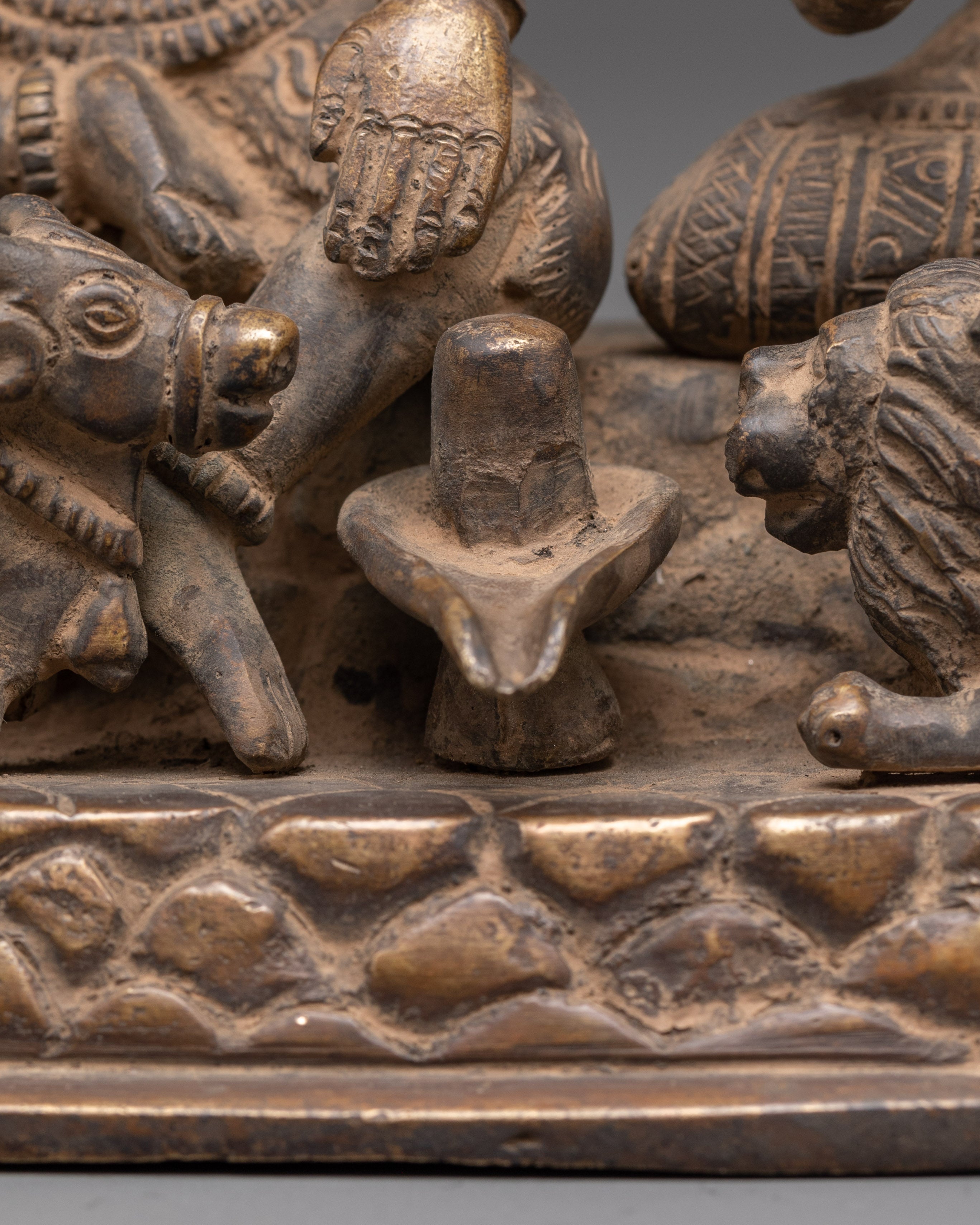 Handmade Shiva Family Statue | Lord Shiva, Parvati & Ganesha