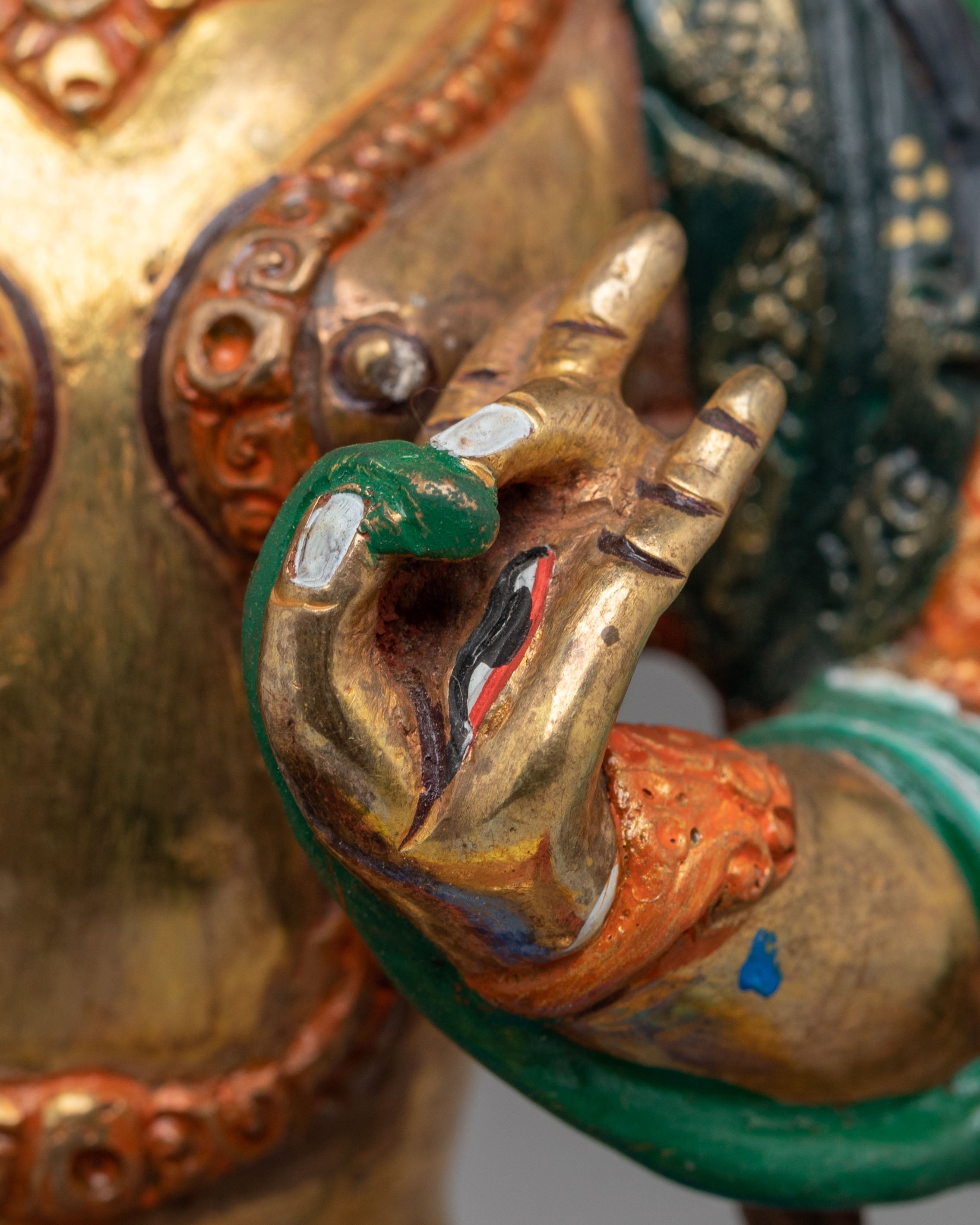 White Tara Buddhist Sculpture | Himalayan Spiritual Home Decor