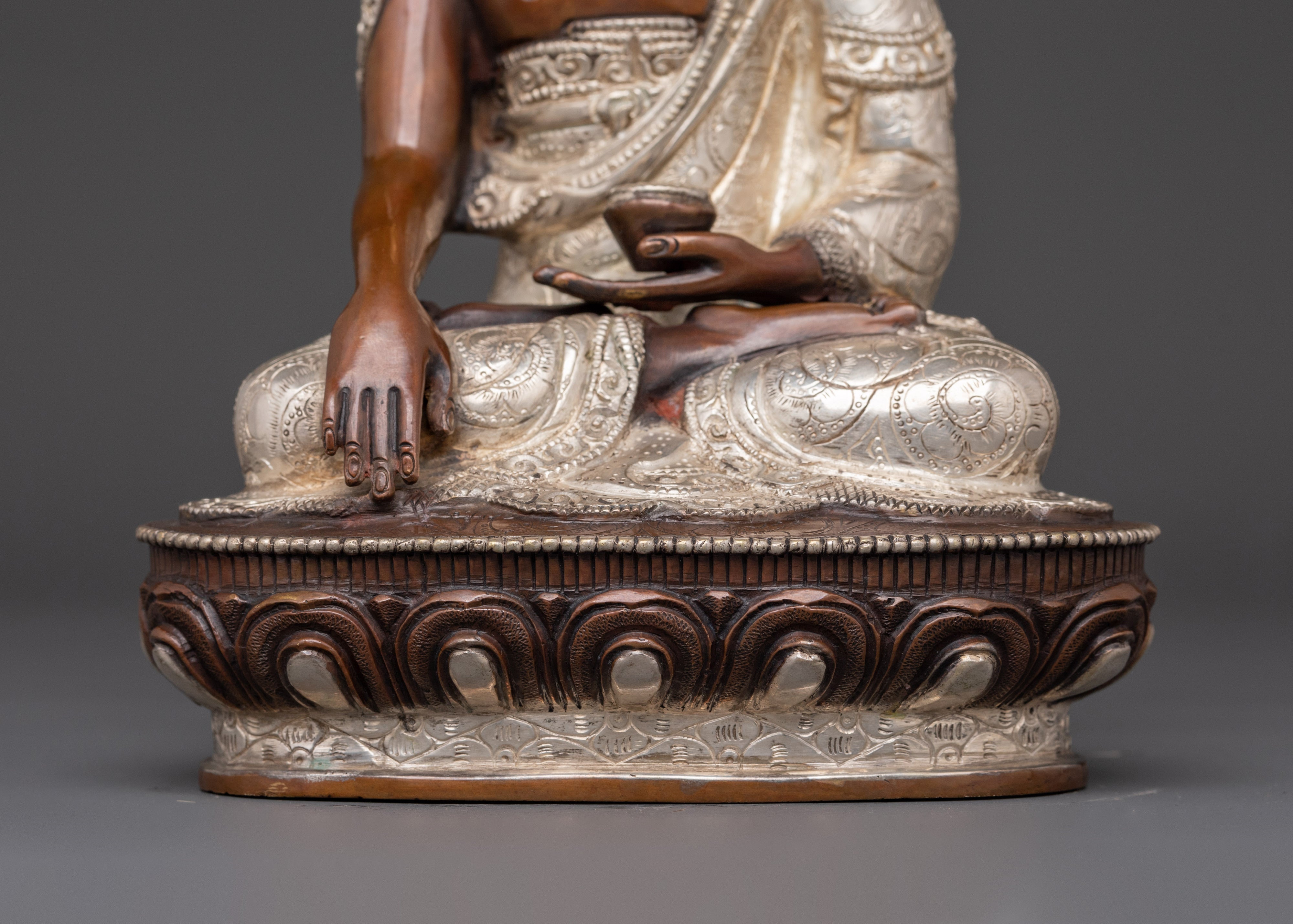 Sacred Buddha Shakyamuni Handcrafted Statue | Himalayan Spiritual Art