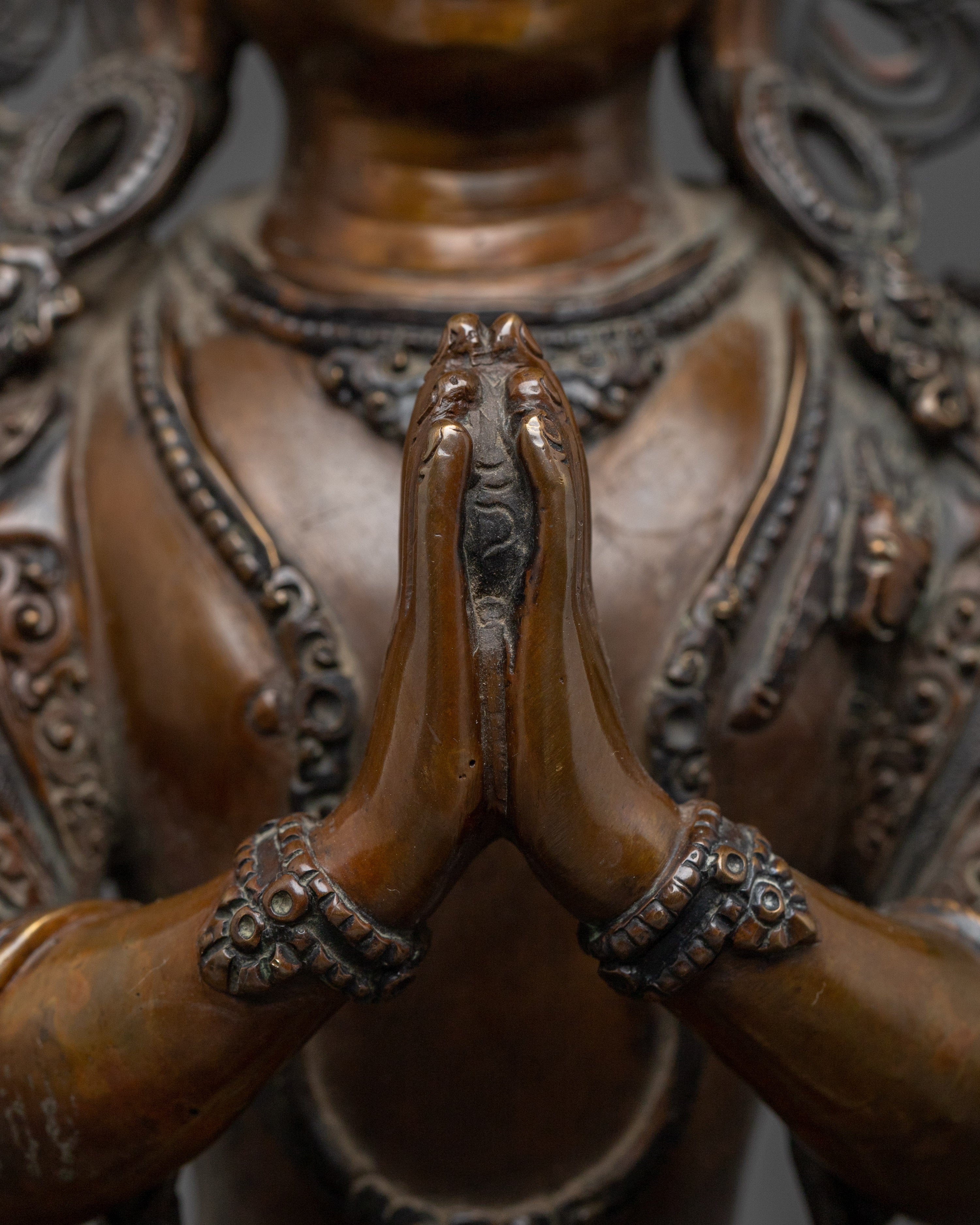 Handcrafted Chenrezig Bodhisattva statue | Symbol of Compassion and Wisdom