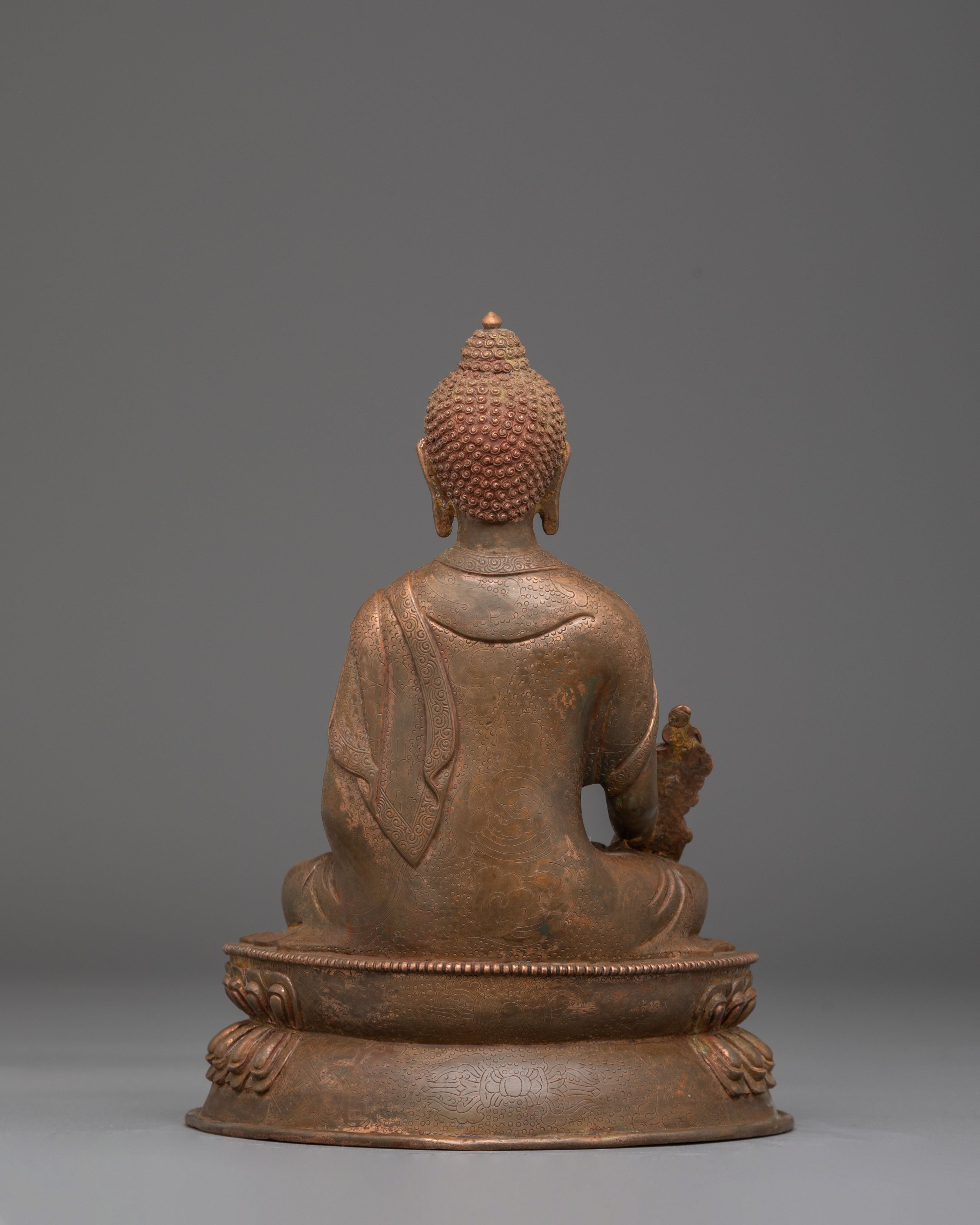 Medicine Buddha Handcrafted Sculpture | Healer of Body and Mind