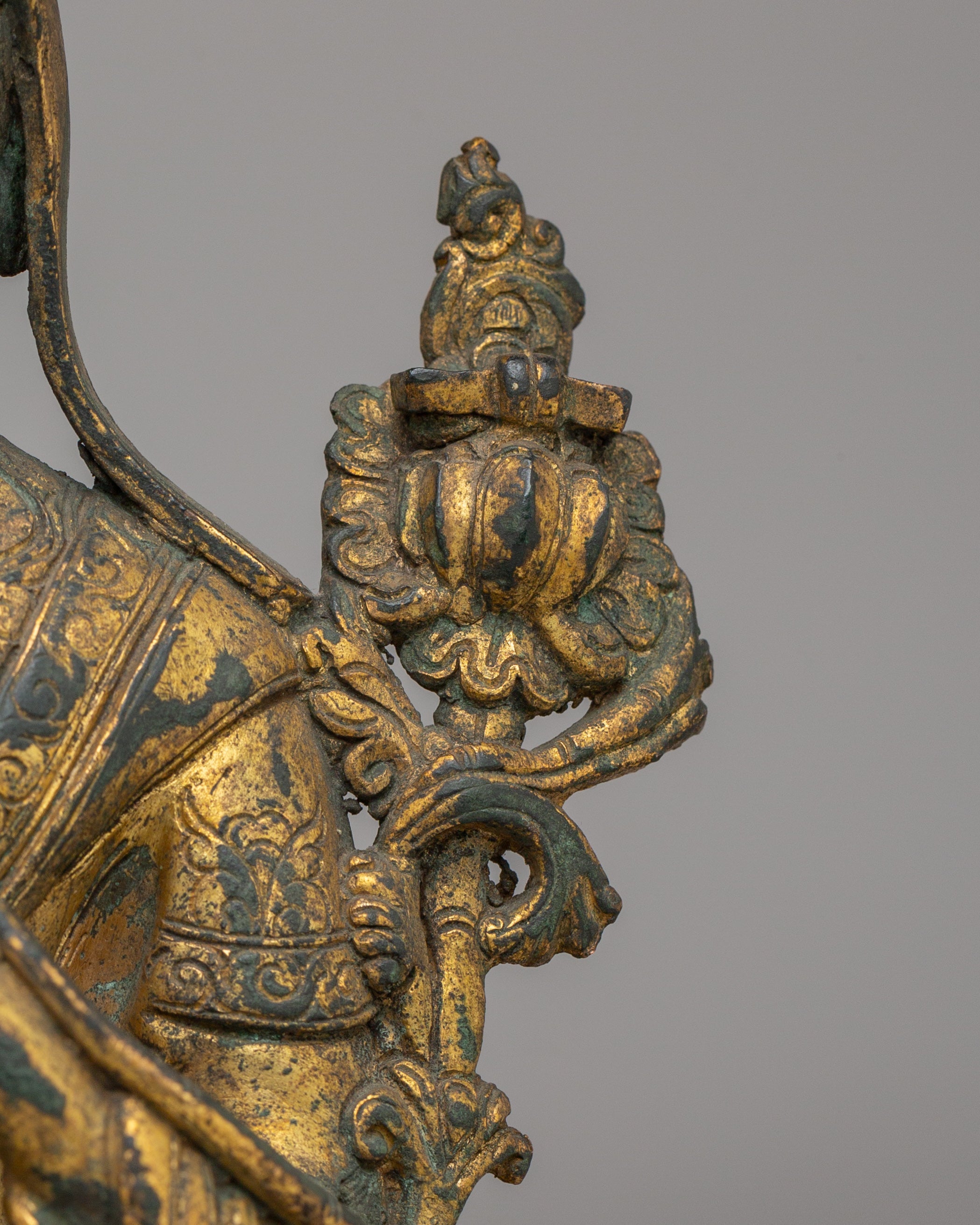 Handcrafted Tsongkhapa Buddhist Statue | Spiritual Tibetan Figurine