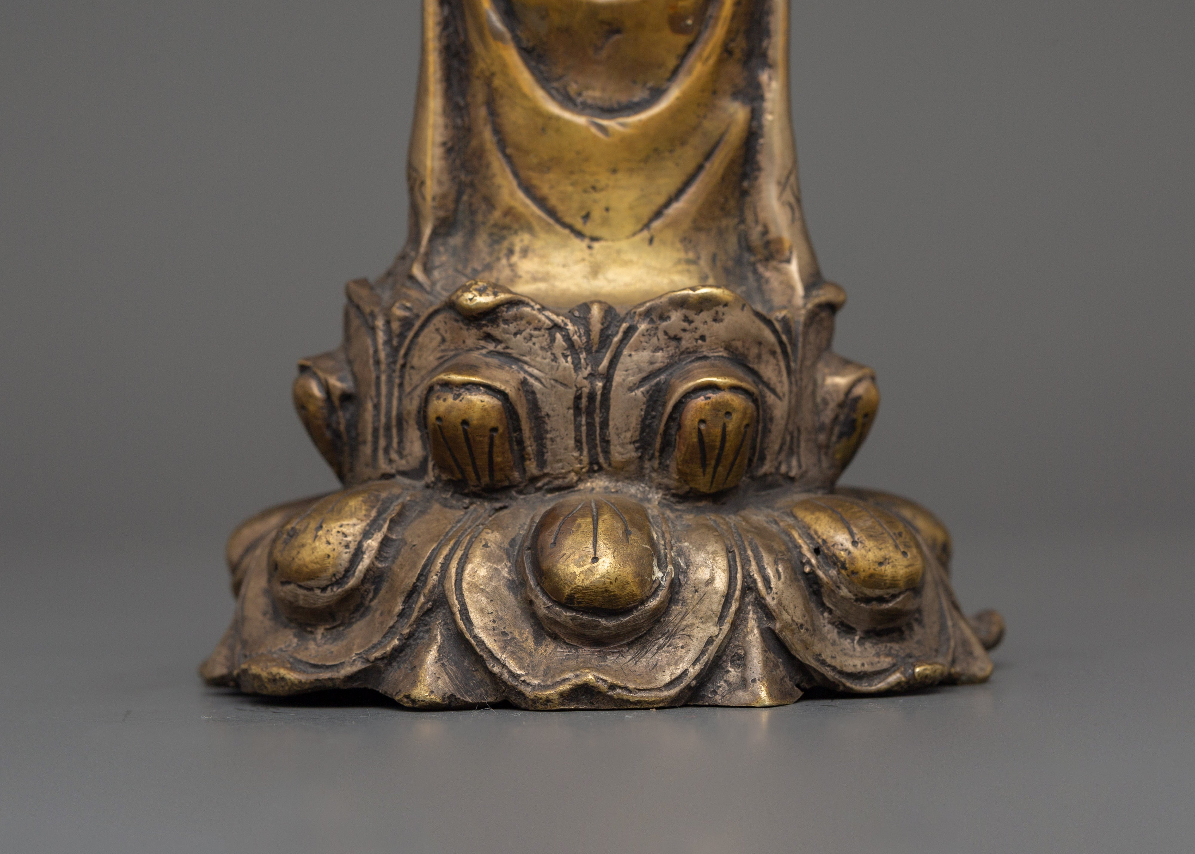 Handcrafted Siddhartha Gautam Statue | Brass Standing Buddha in Birth Gesture Pose