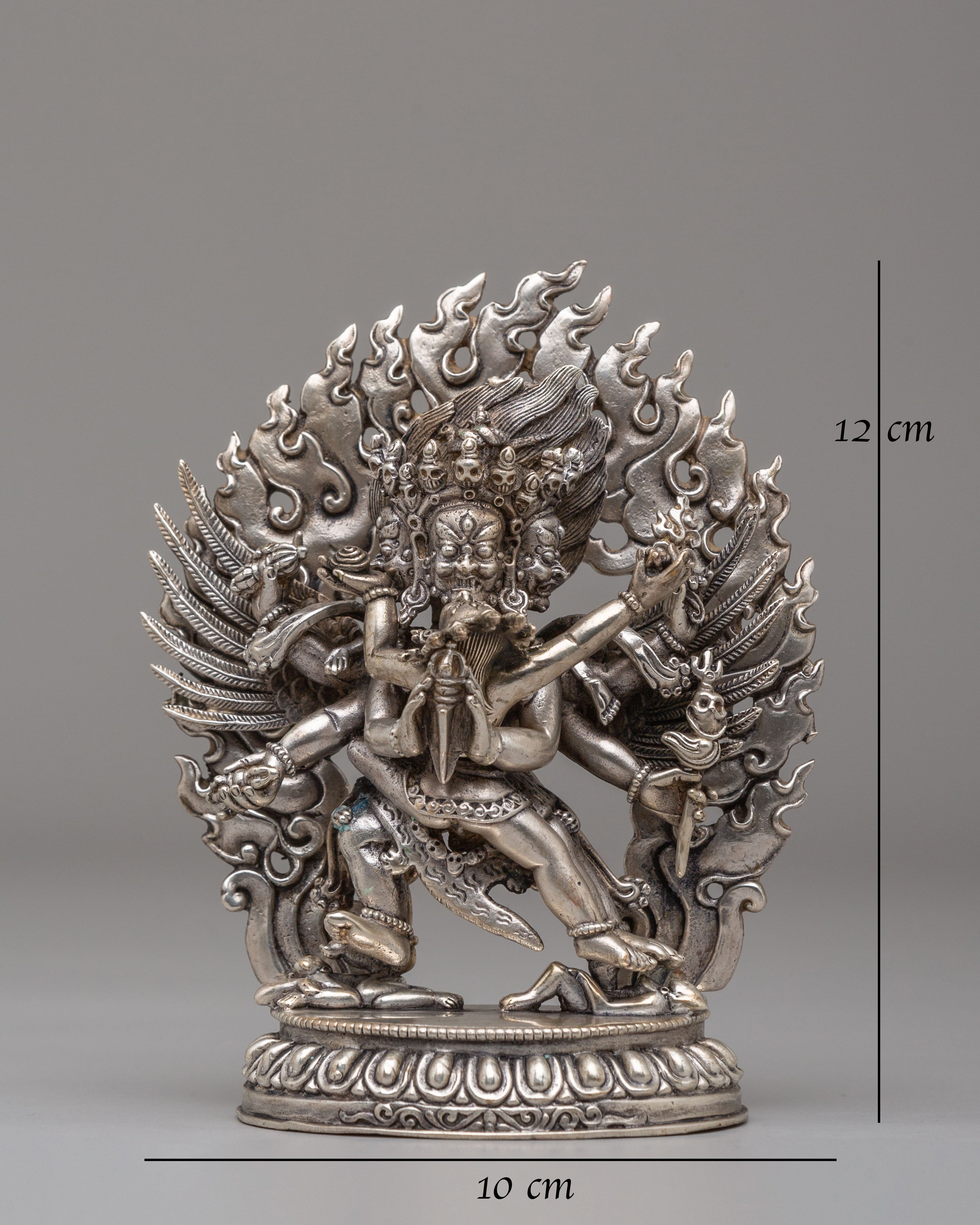 Sacred Himalayan Vajrakilaya Statue | Buddhist Tantric Deity