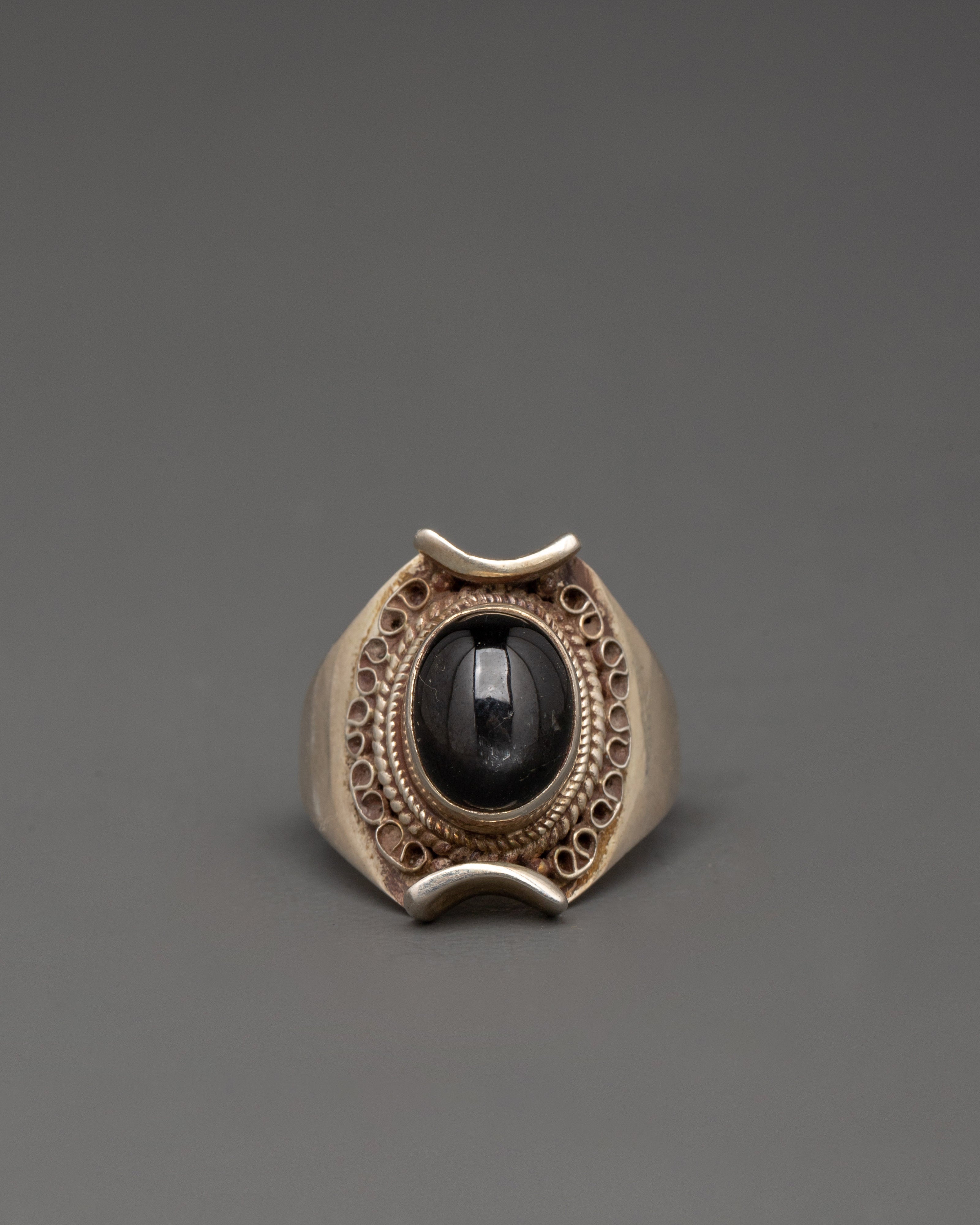 Silver Ring with Artificial Stone | Perfect Gift Accessory
