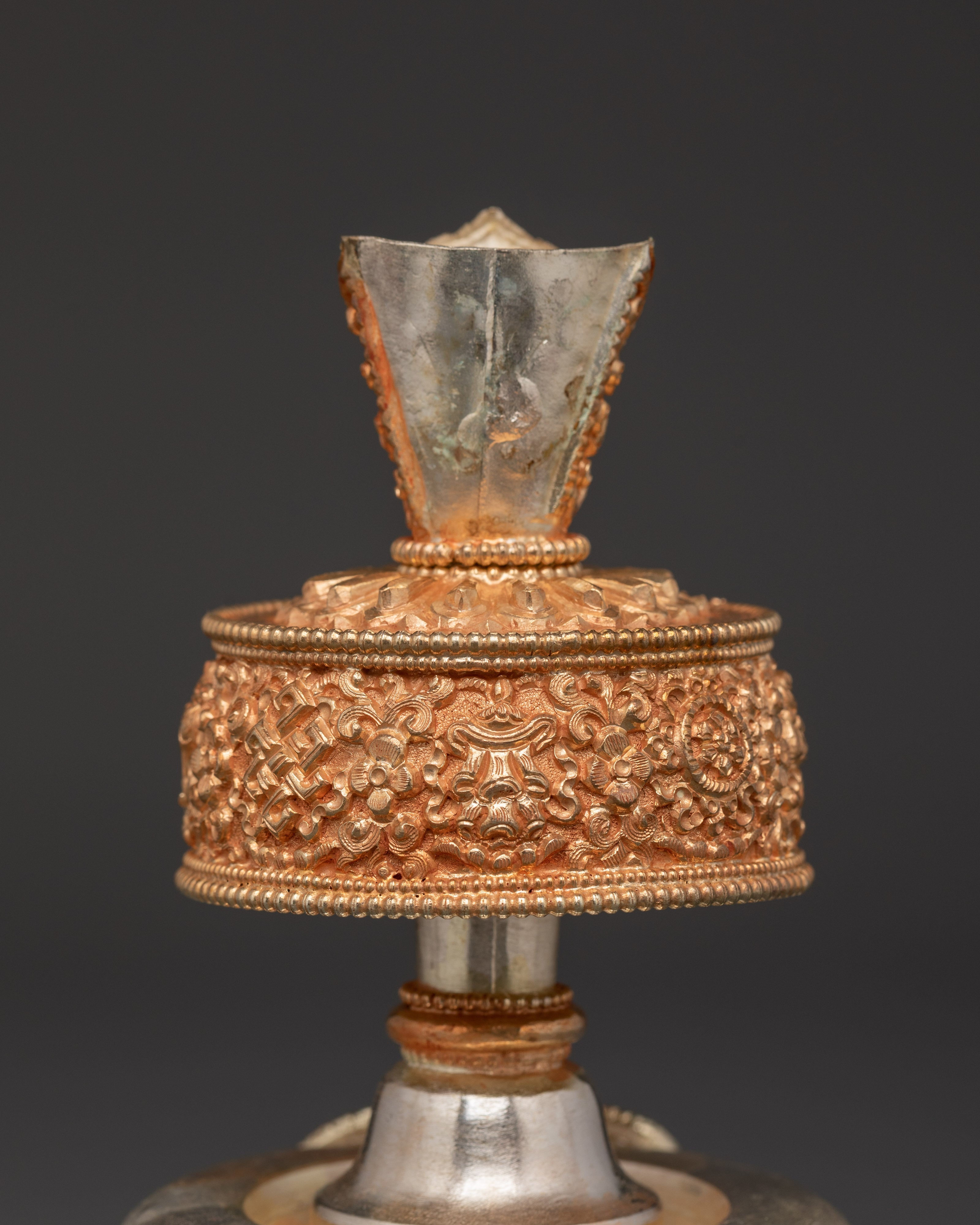 Handcrafted Bhumpa Ritual Vase | Buddhist Ritual Offering Vessel