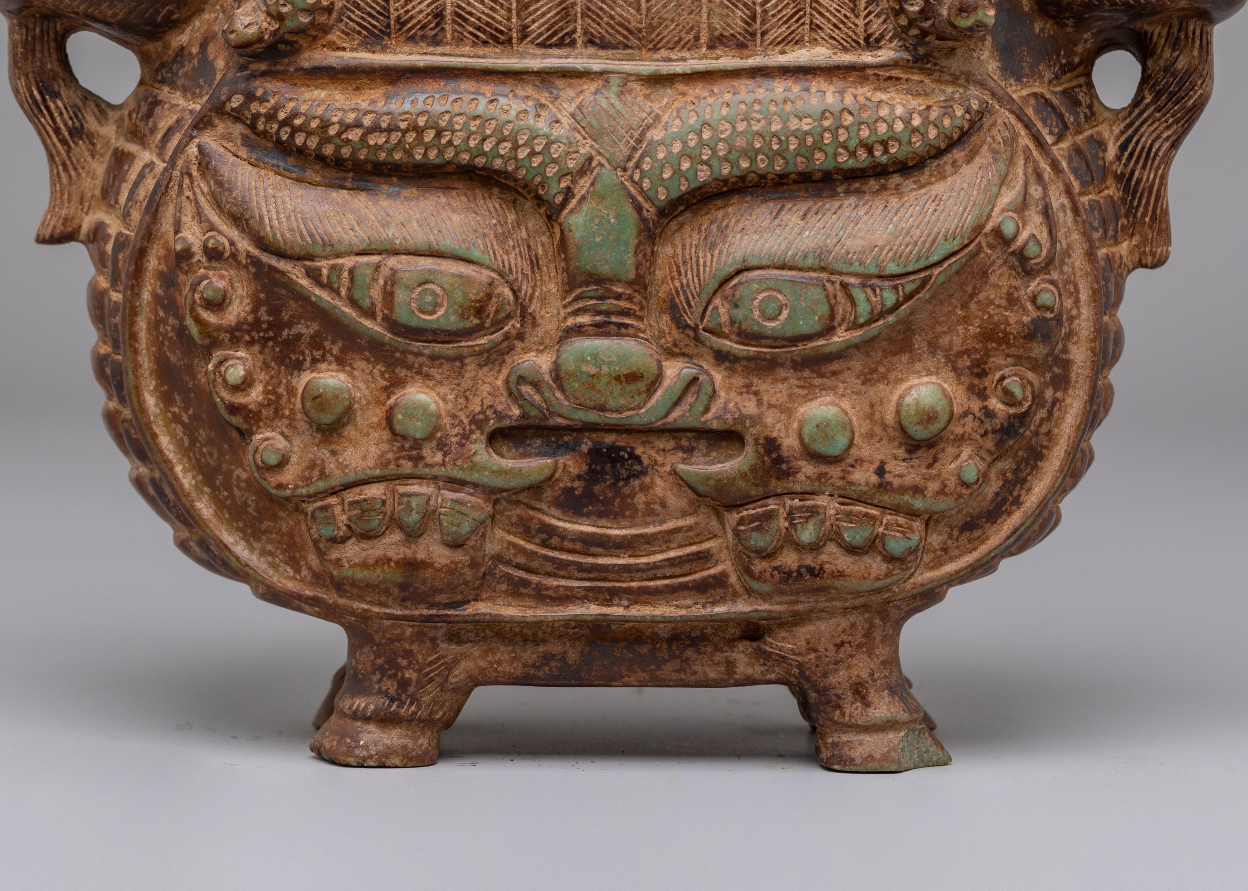 Decorative Jewellery Box | Traditional Himalayan Stone Carving