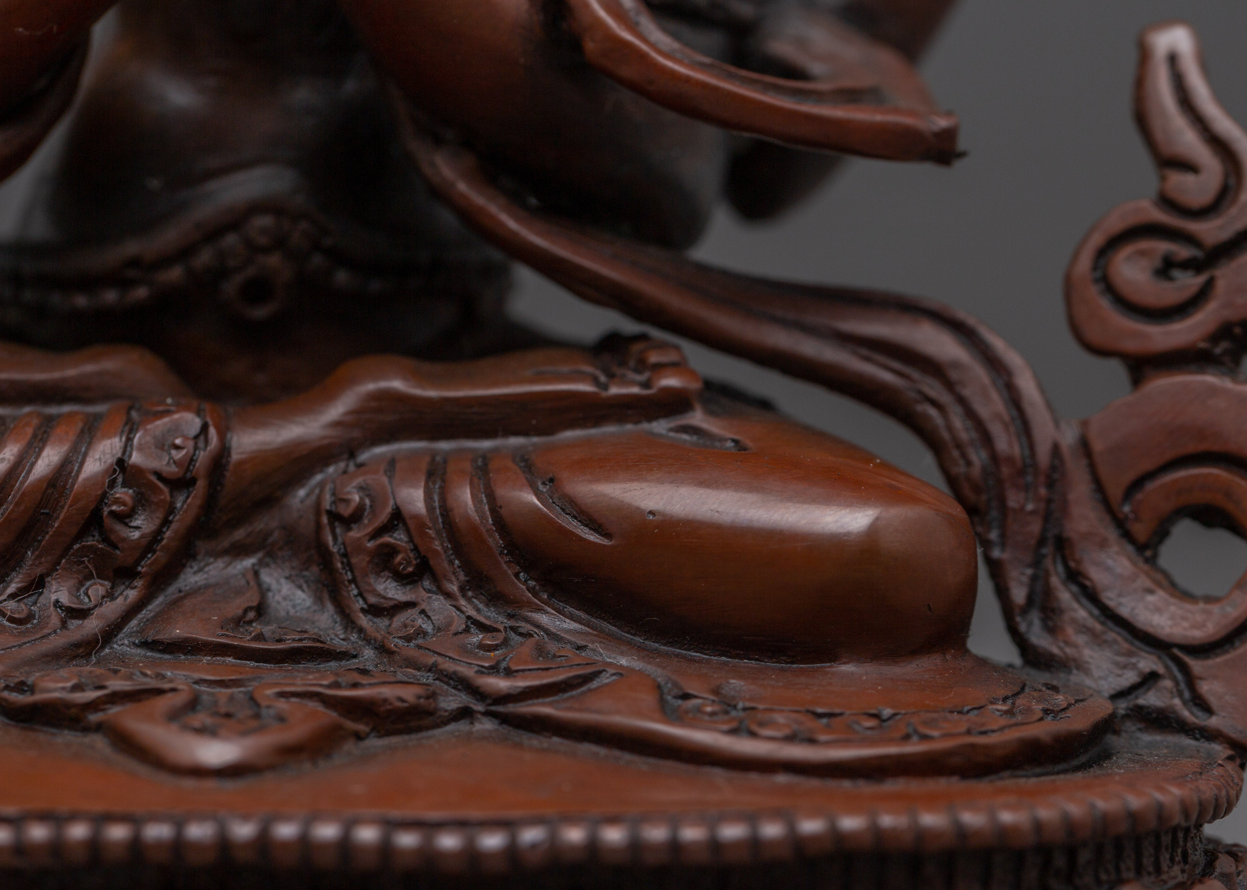 Handmade Chenrezig Compassion Deity Sculpture | Four-Armed Avalokiteshvara Deity