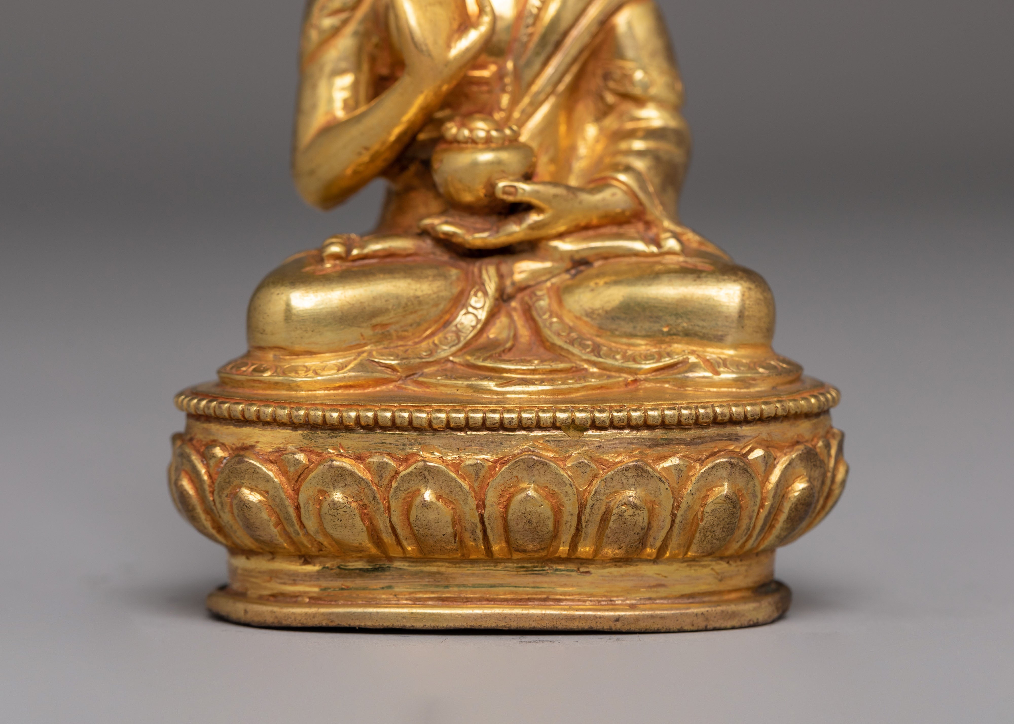 Sacred Statue of Amoghasiddhi Buddha | Himalayan Enlightenment Art