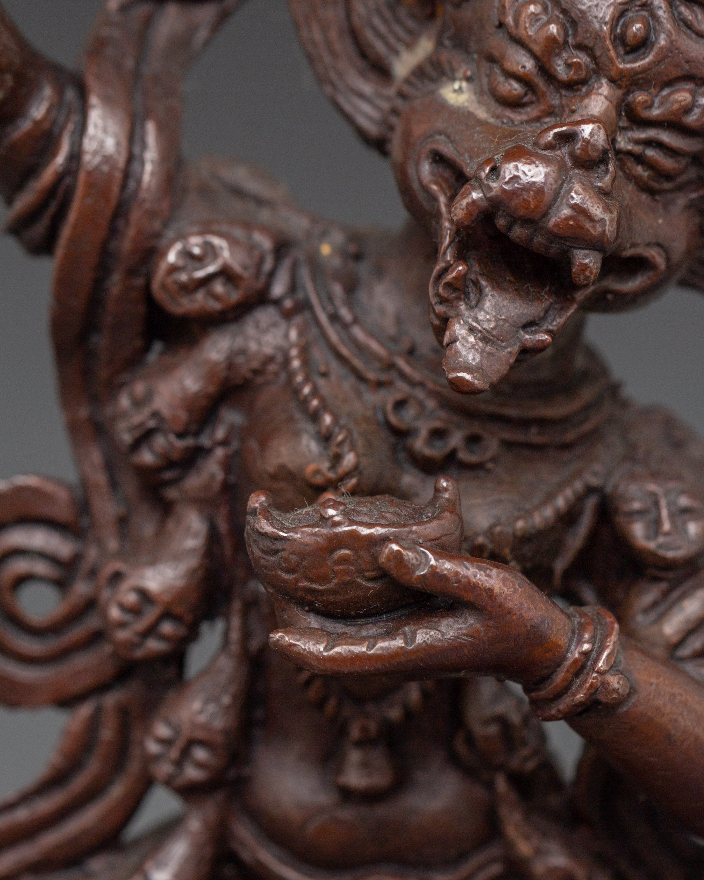 Simhamukha Dakini Statue | Wrathfull Female Deity