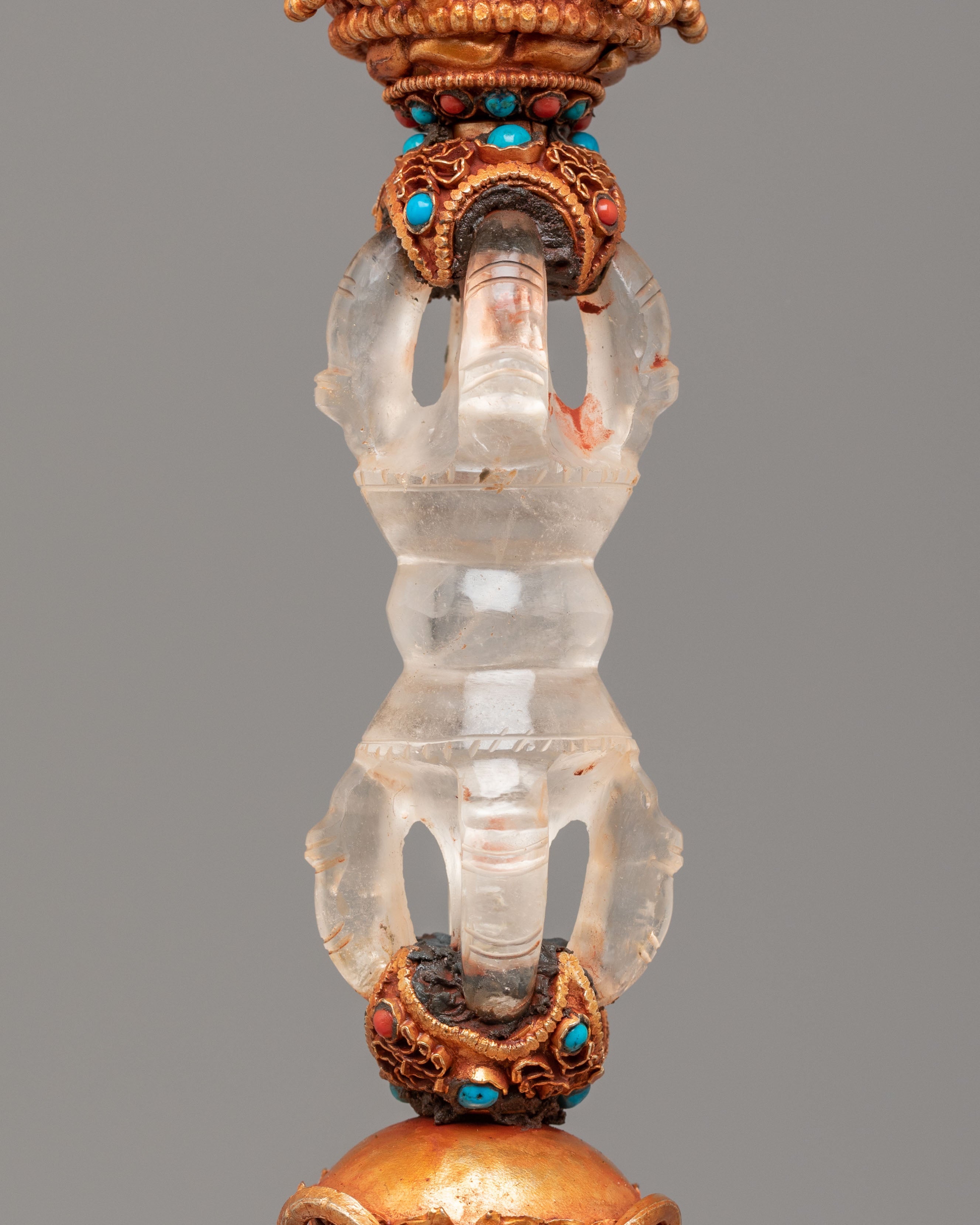 Tibetan Altar Three-Sided Phurba | A Sacred Dagger for Spiritual Ceremonies
