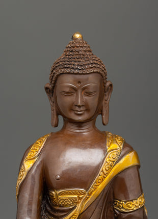 Shakyamuni Buddha Oxidized Copper Statue | The Enlightened One