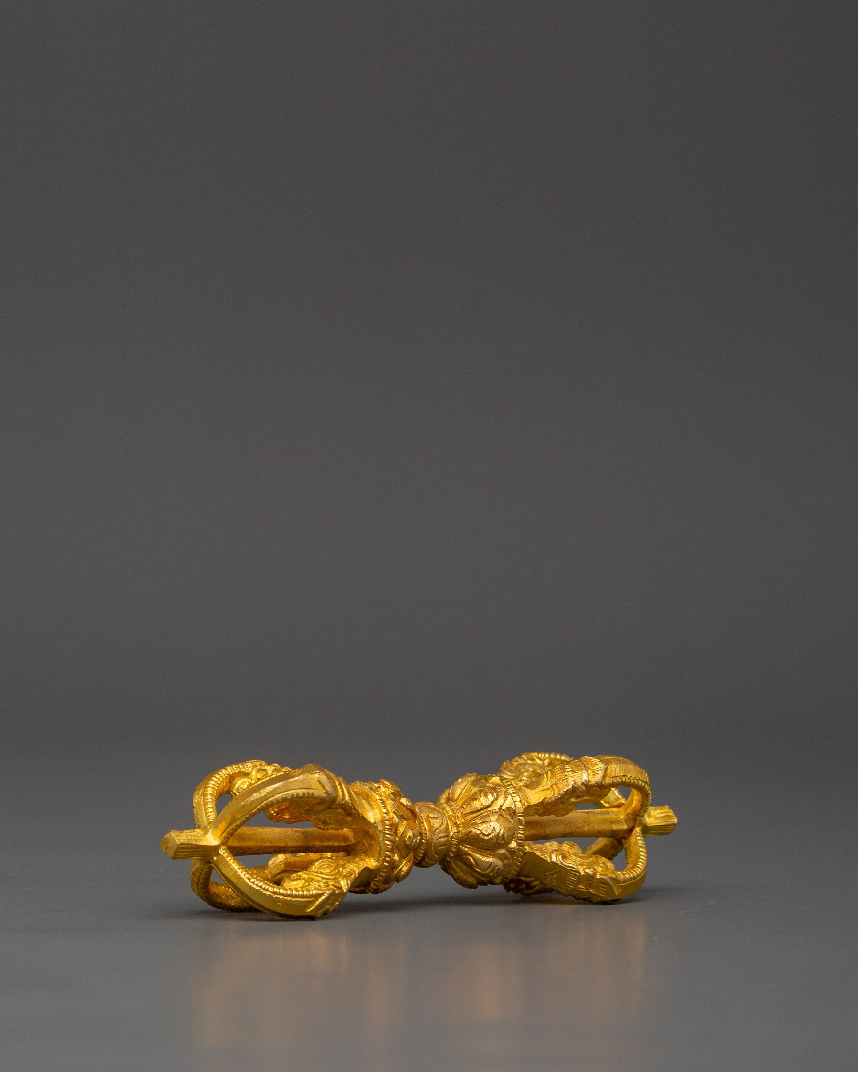 Tibetan Ritual Bell and Vajra | Brass and Bronze Buddhist Tools for Rituals