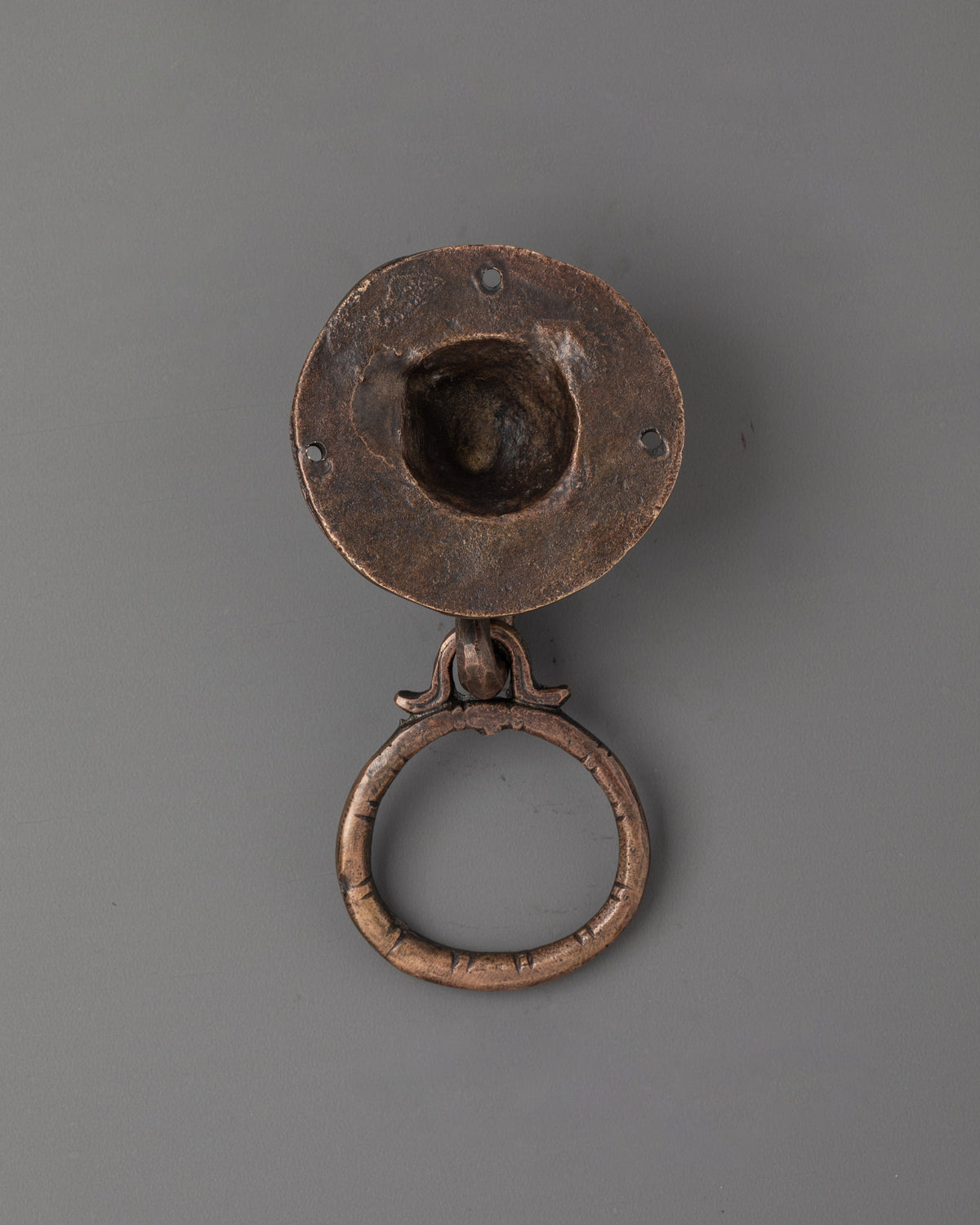 Traditional Elephant Head Door Knocker | Oxidized Copper Craft