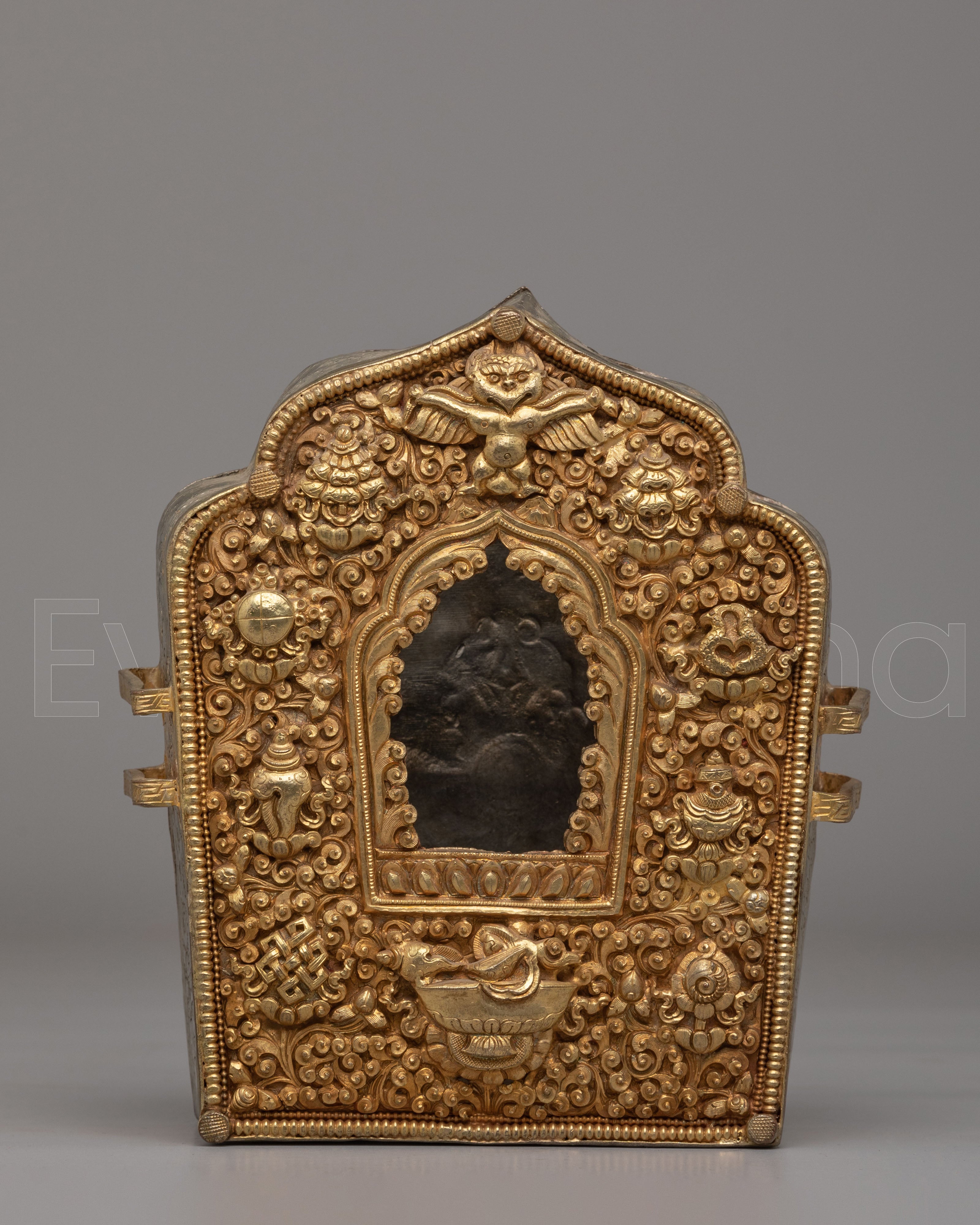 Traditional Ritual Ghau Box | Sacred Offering Container