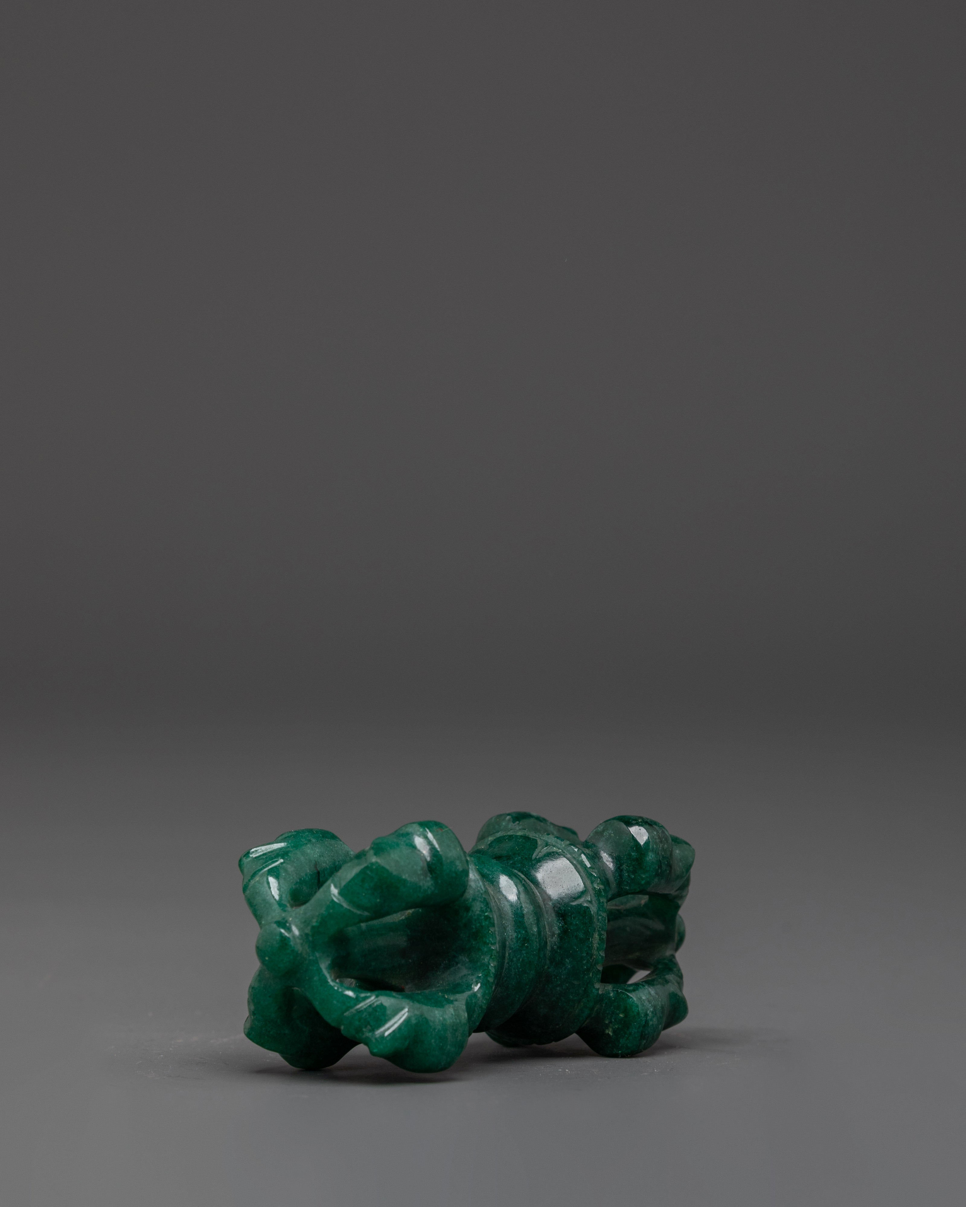 Spiritual Green Vajra | Tibetan Ritual Tool for Spiritual Practices