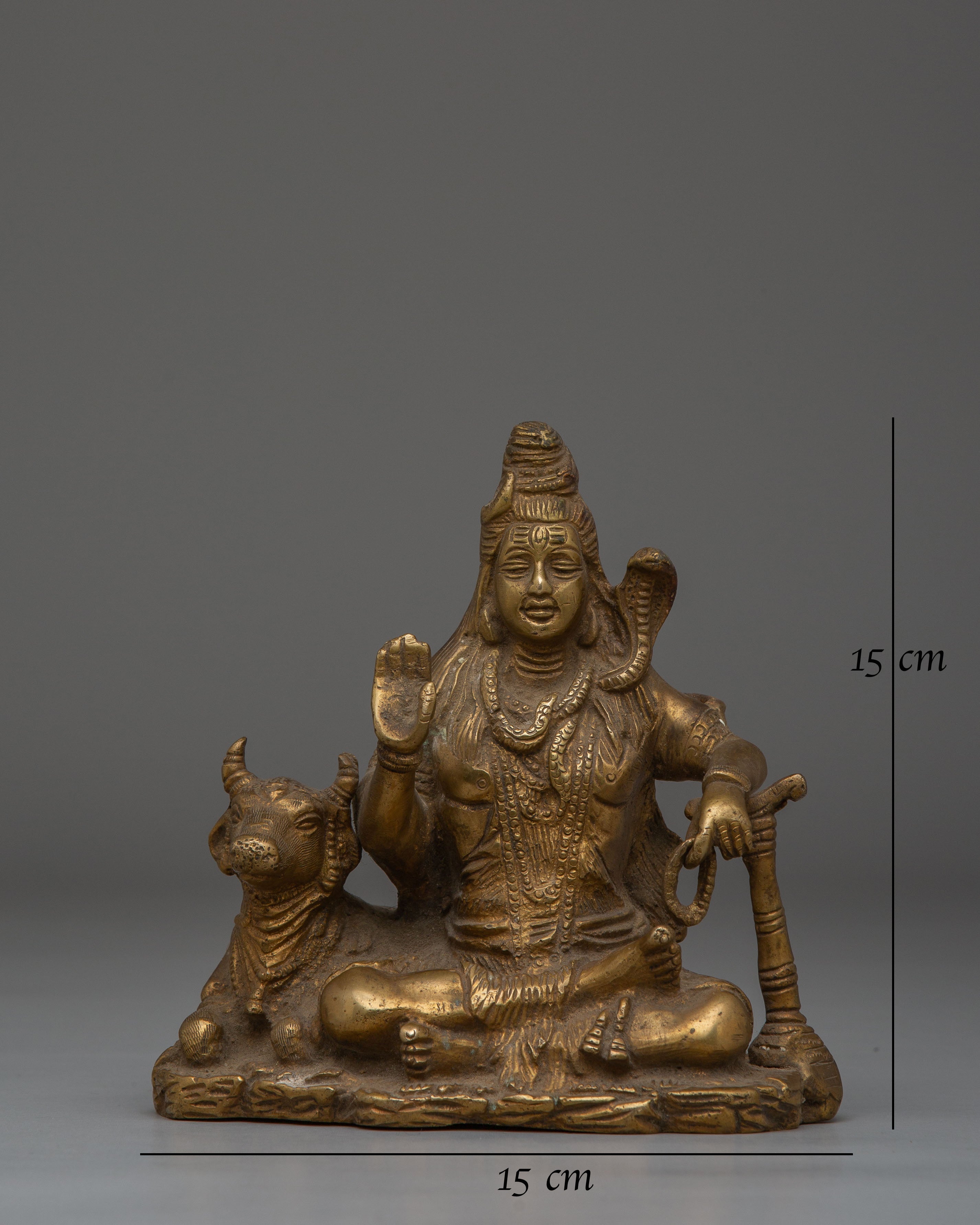 Handmade Brass Shiva Statue | Hindu Deity