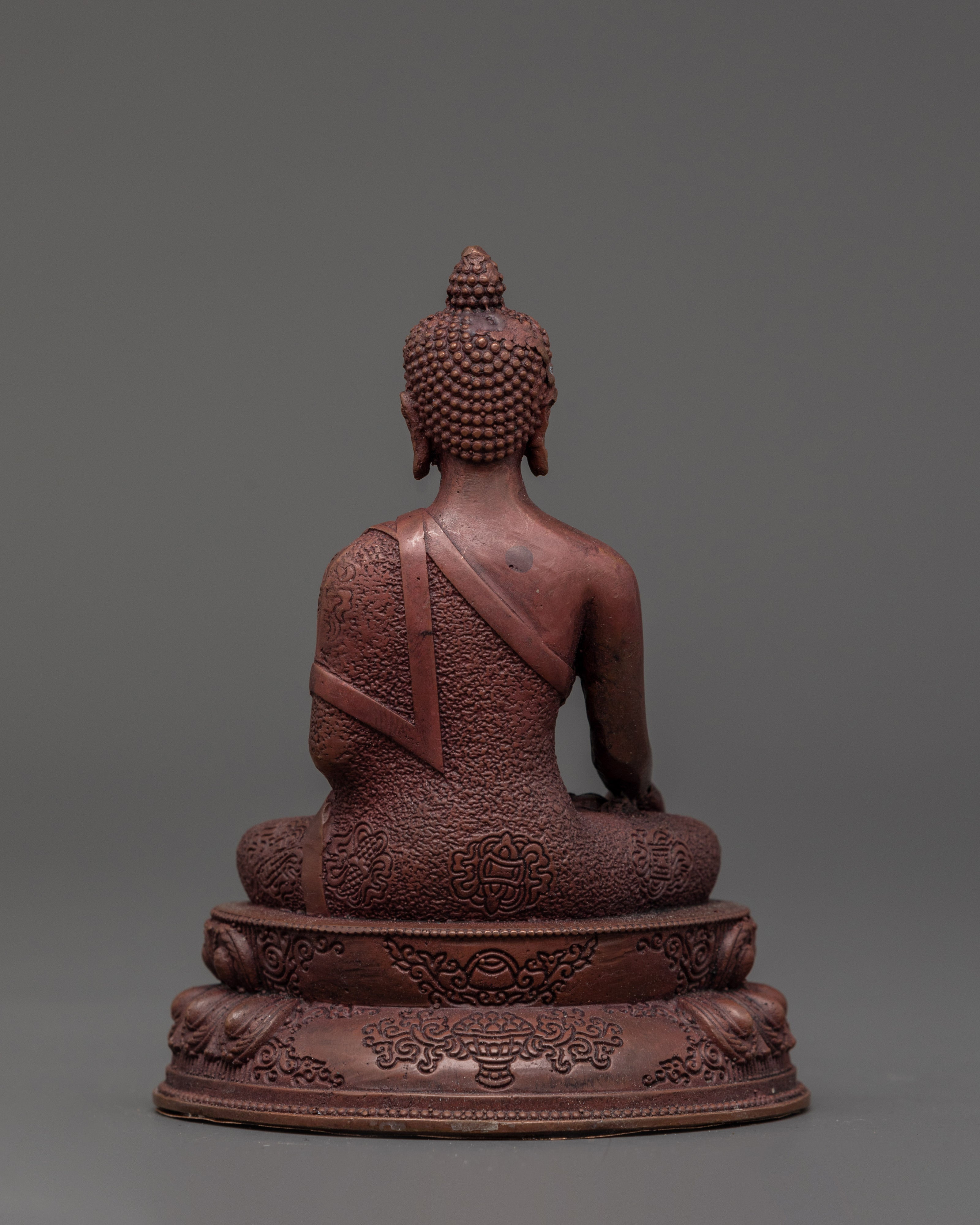 Shakyamuni Buddha Oxidized Statue | Handcrafted Spiritual Decor