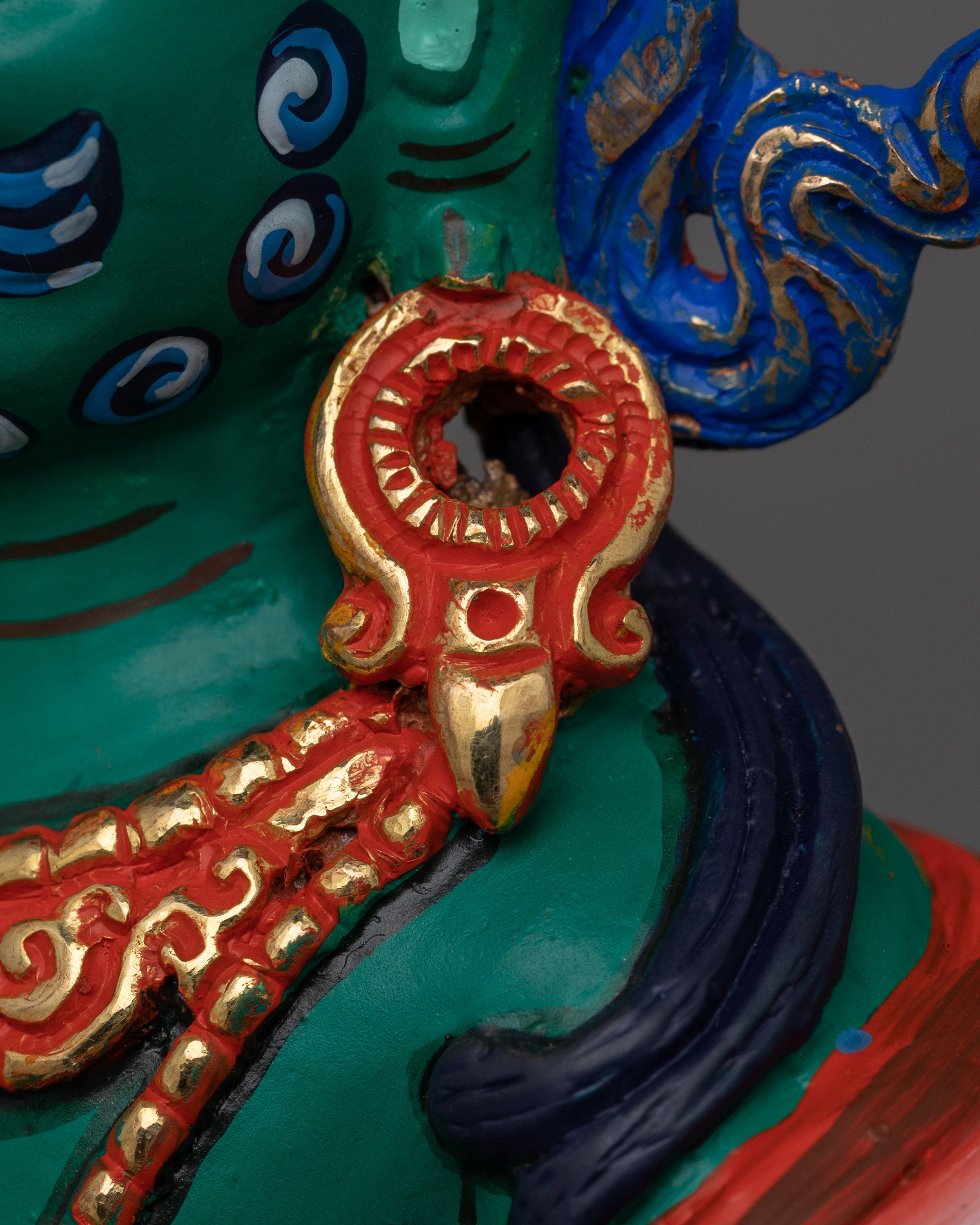 Dzambhala with beautiful consort Statue | Also Known as Wealth Deity