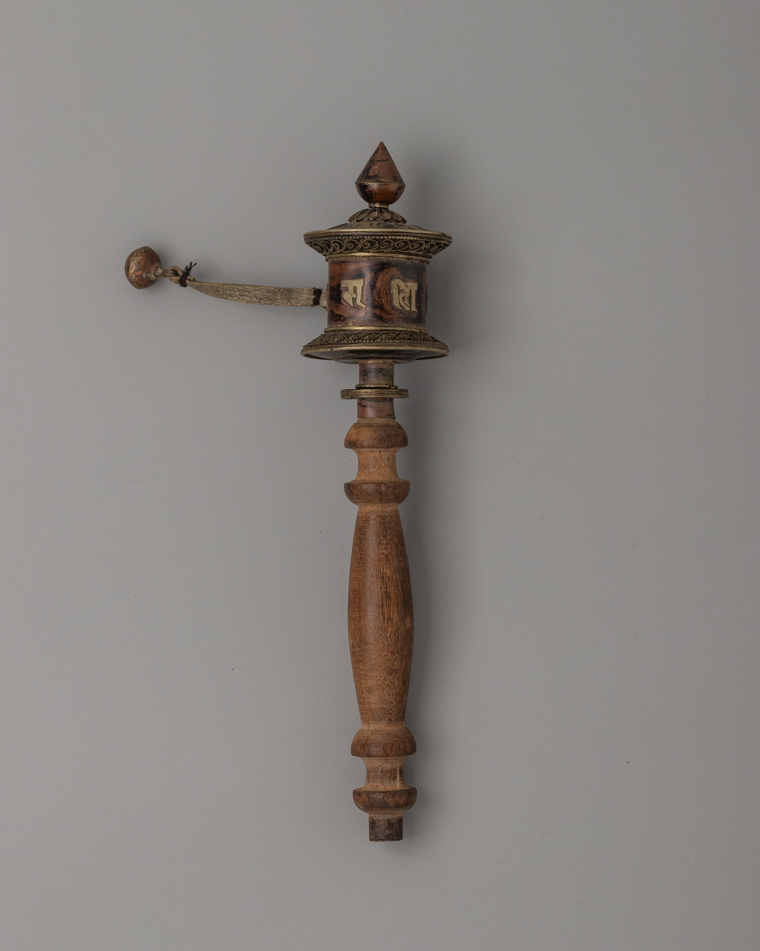 Traditional Tibetan Mani Prayer Wheel  