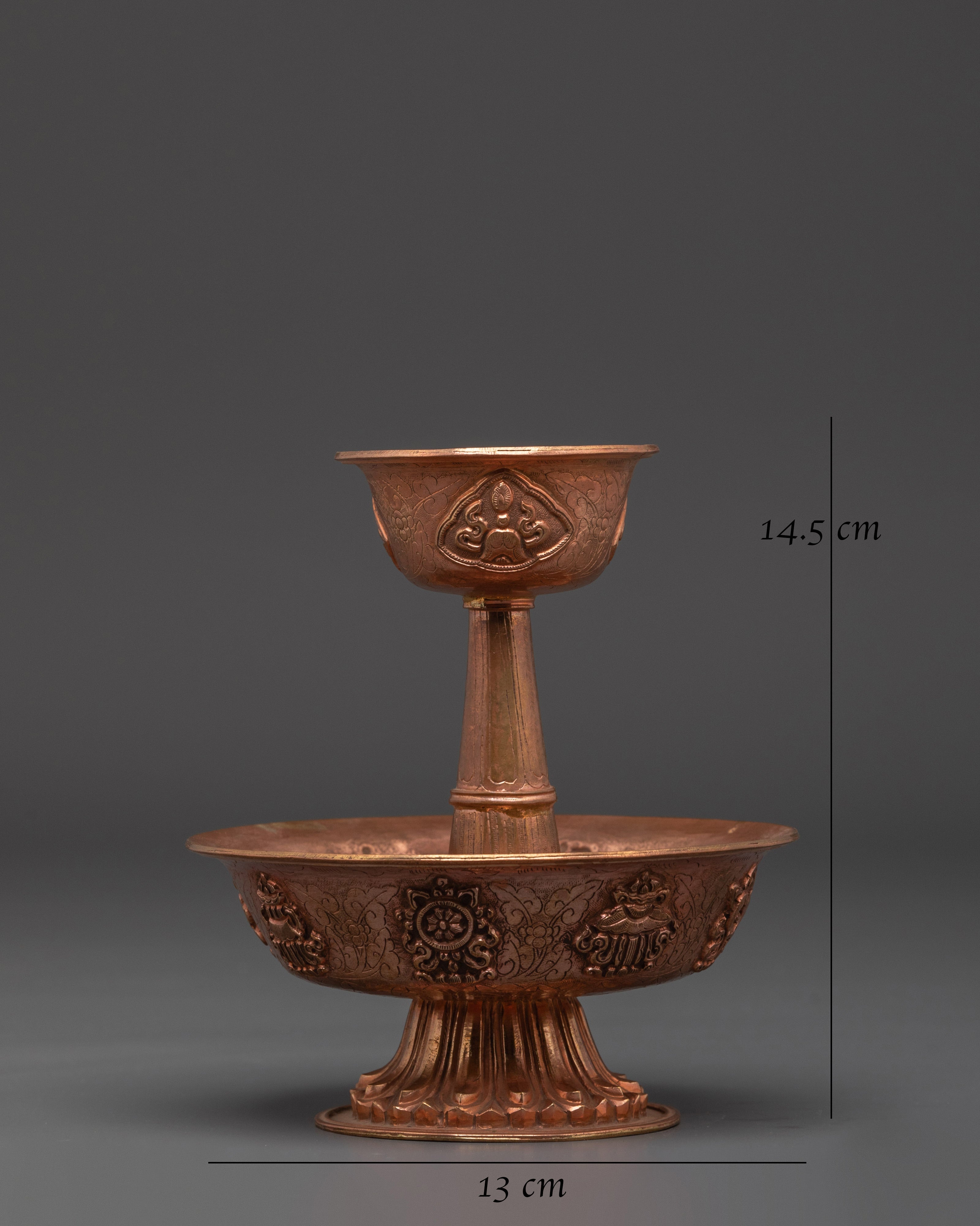 Handmade Buddhist  Ritual Serkyem Set | Buddhist Meditation Tool