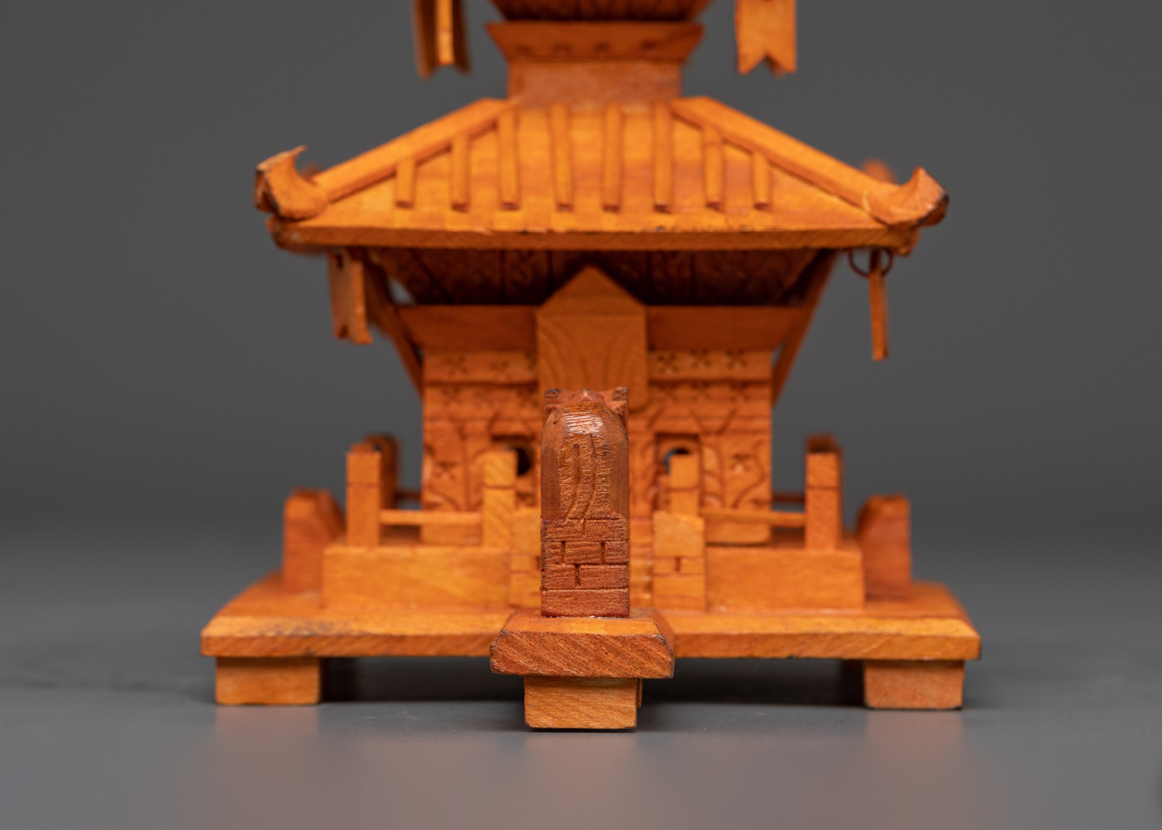 Wooden Buddhist Religious Stupa | For Ritual Use