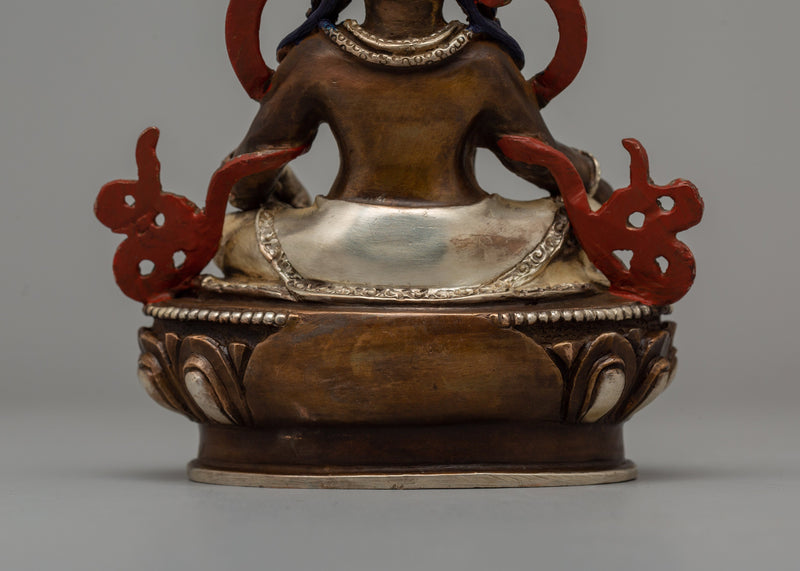 Oxidized Dzambhala Statue | The Buddhist Wealth Deity