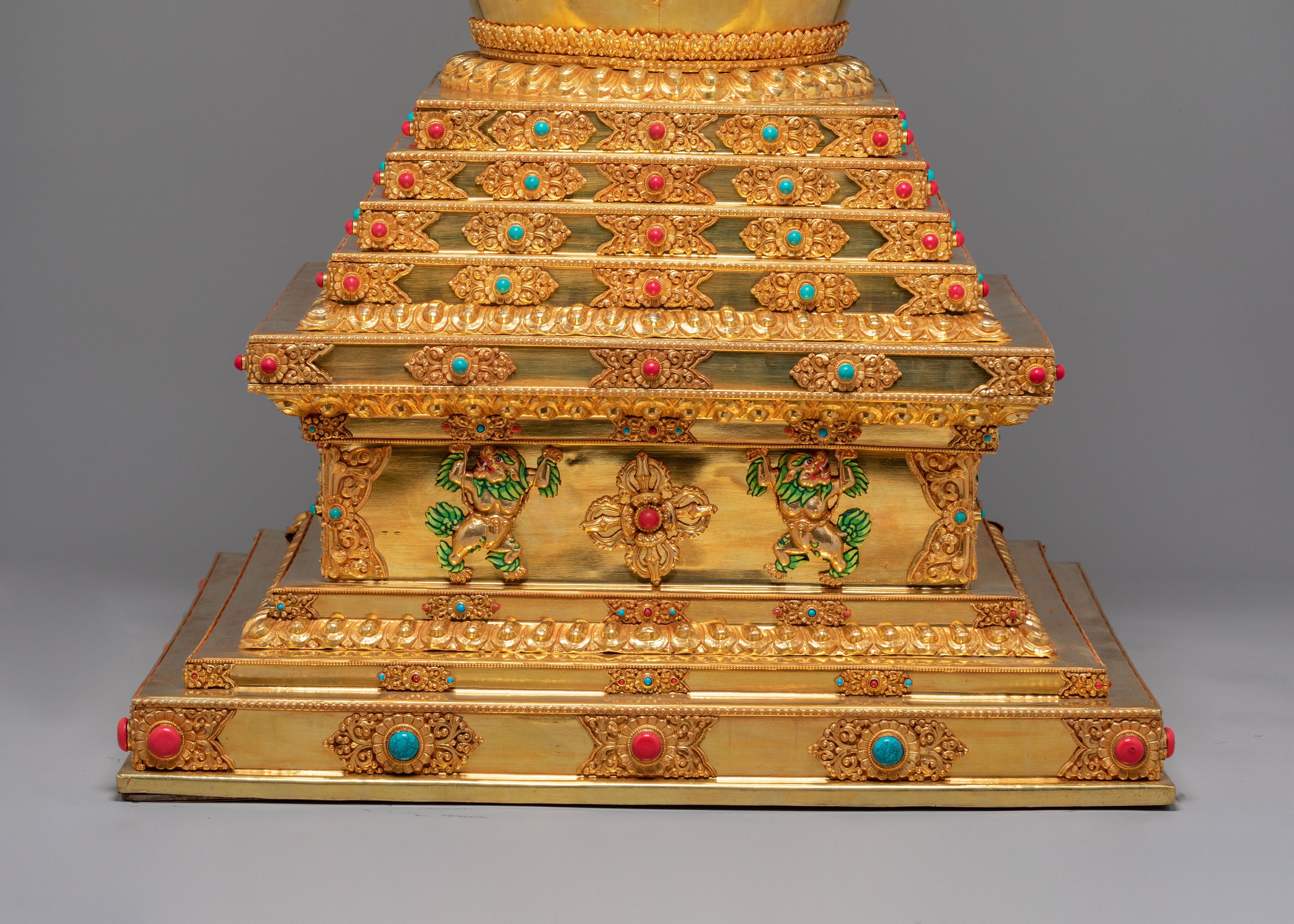 Traditional Spiritual Enlightenment Stupa | Handmade Buddhist Shrine