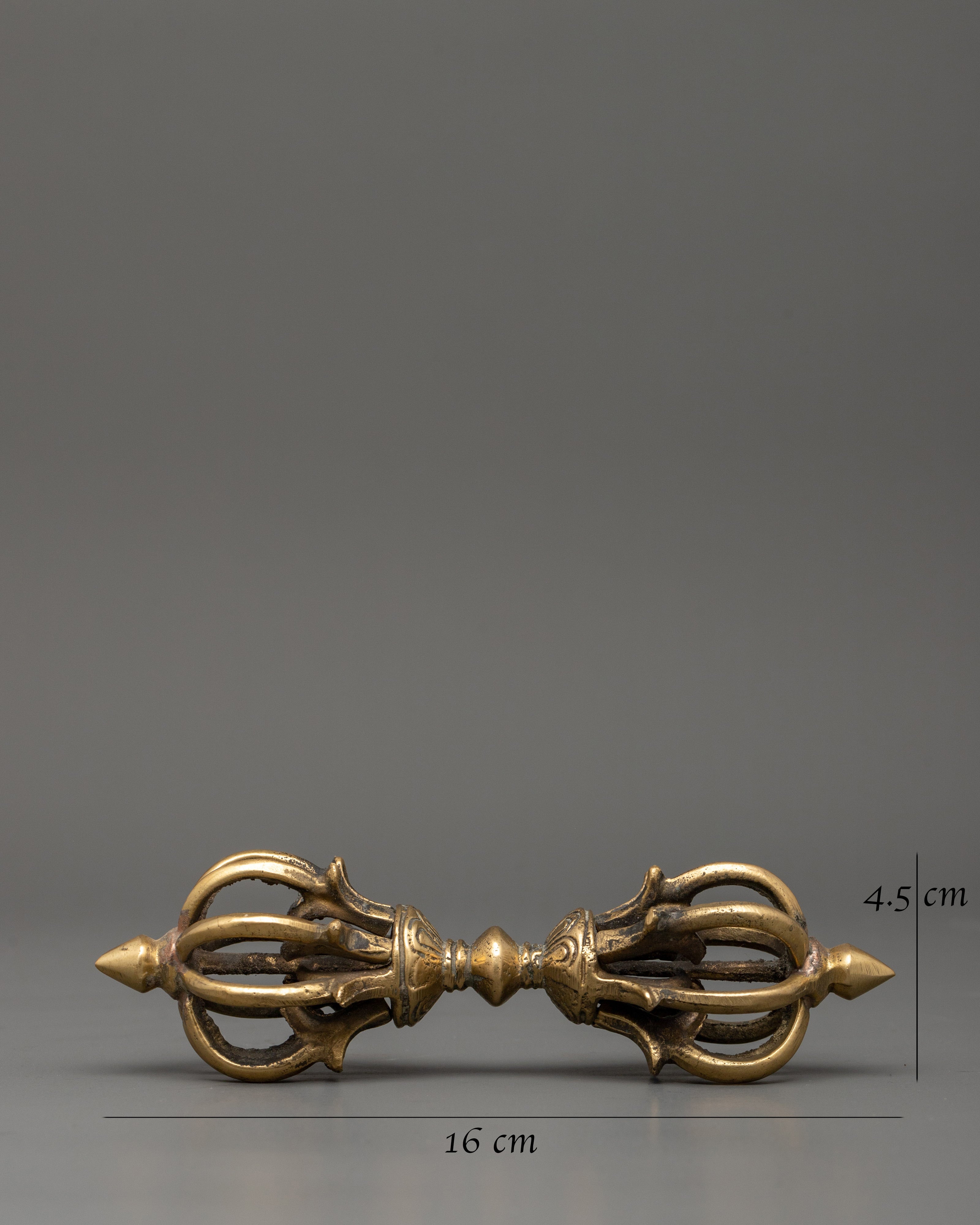 Brass Vajra for Altar | Enlightenment Symbol