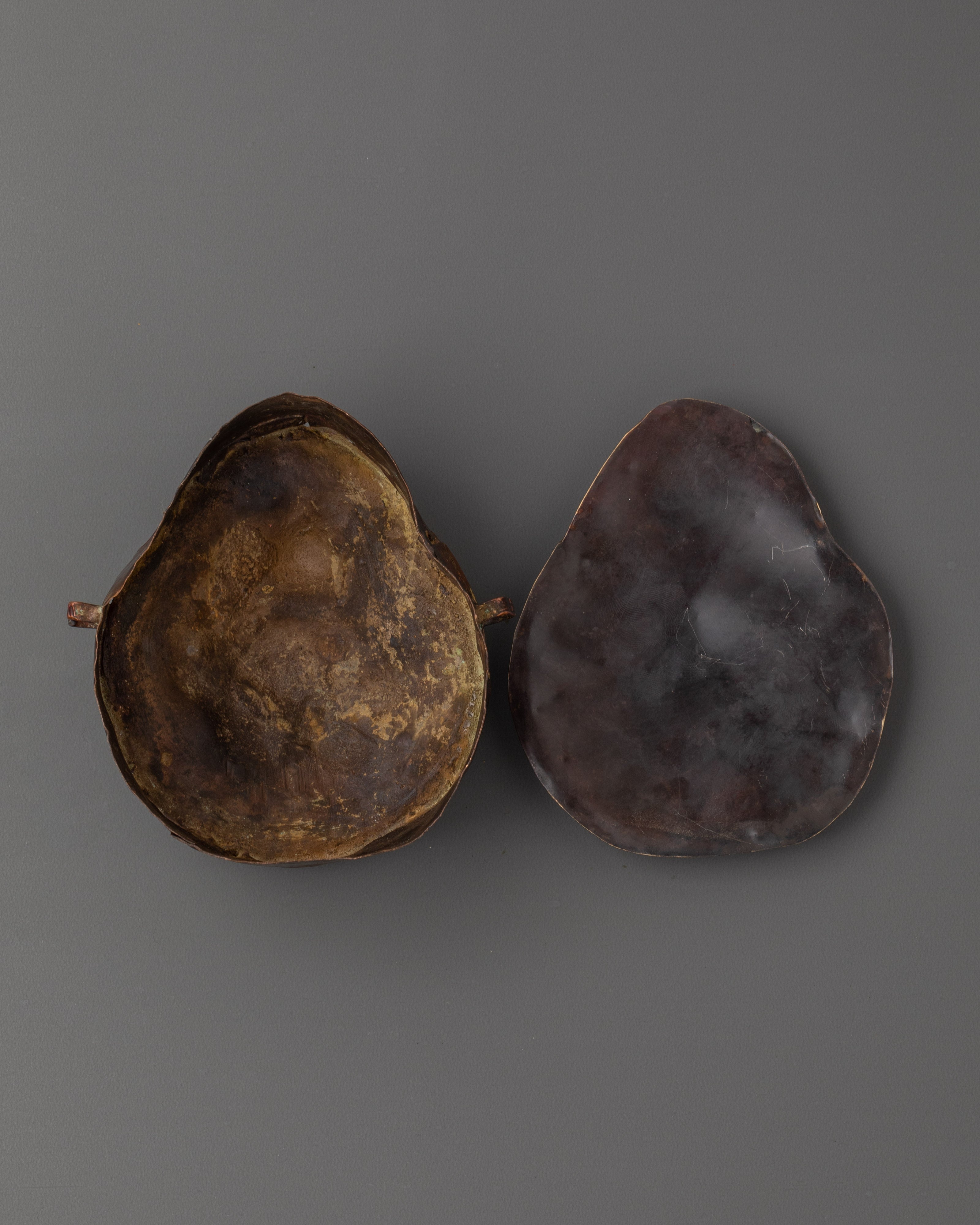 Tibetan Copper Ghau Amulet | Buddhist Gau Box with Goddess Relief