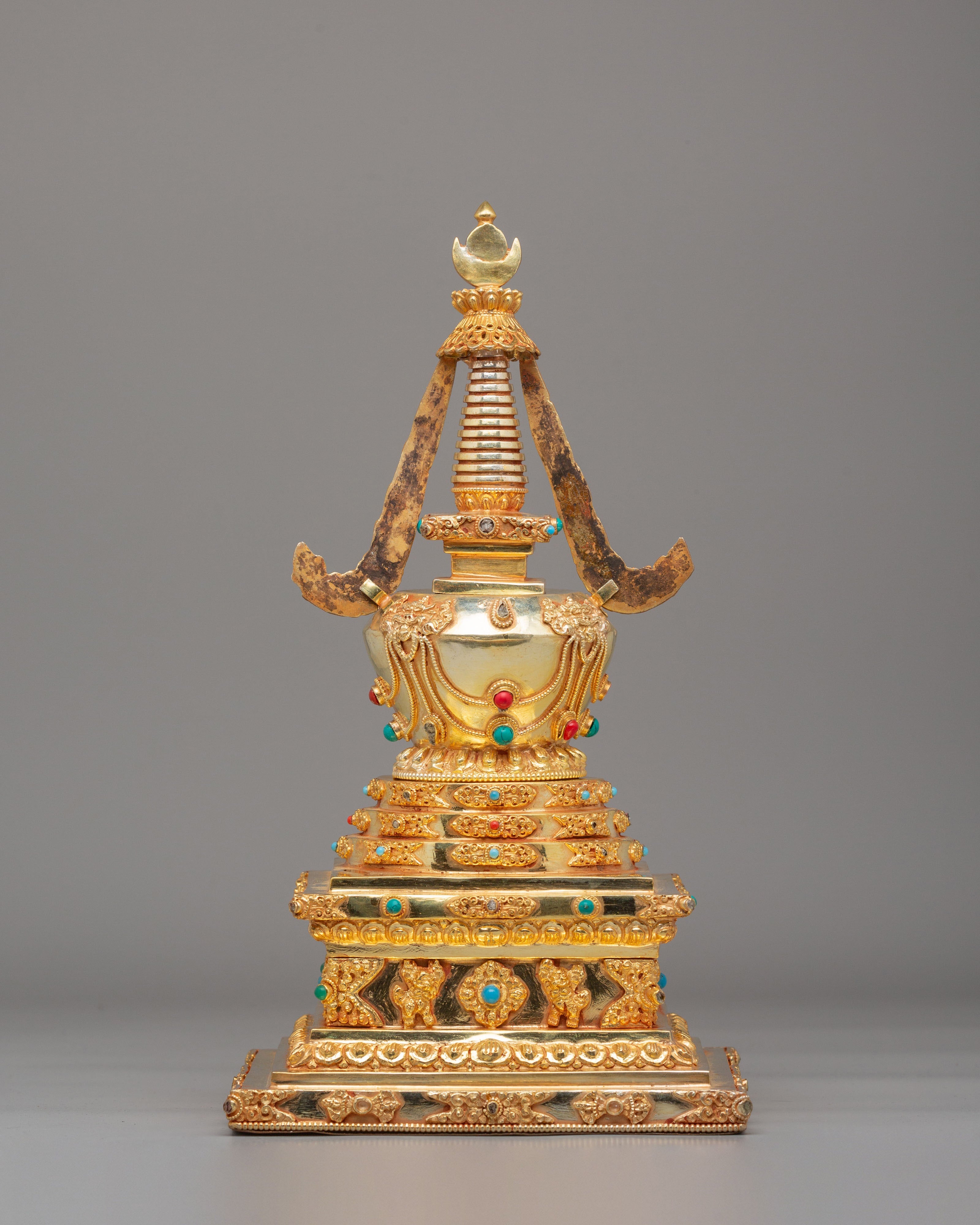 Traditional Buddhist Namgyalma Chorten | Tibetan Spiritual Shrine Art
