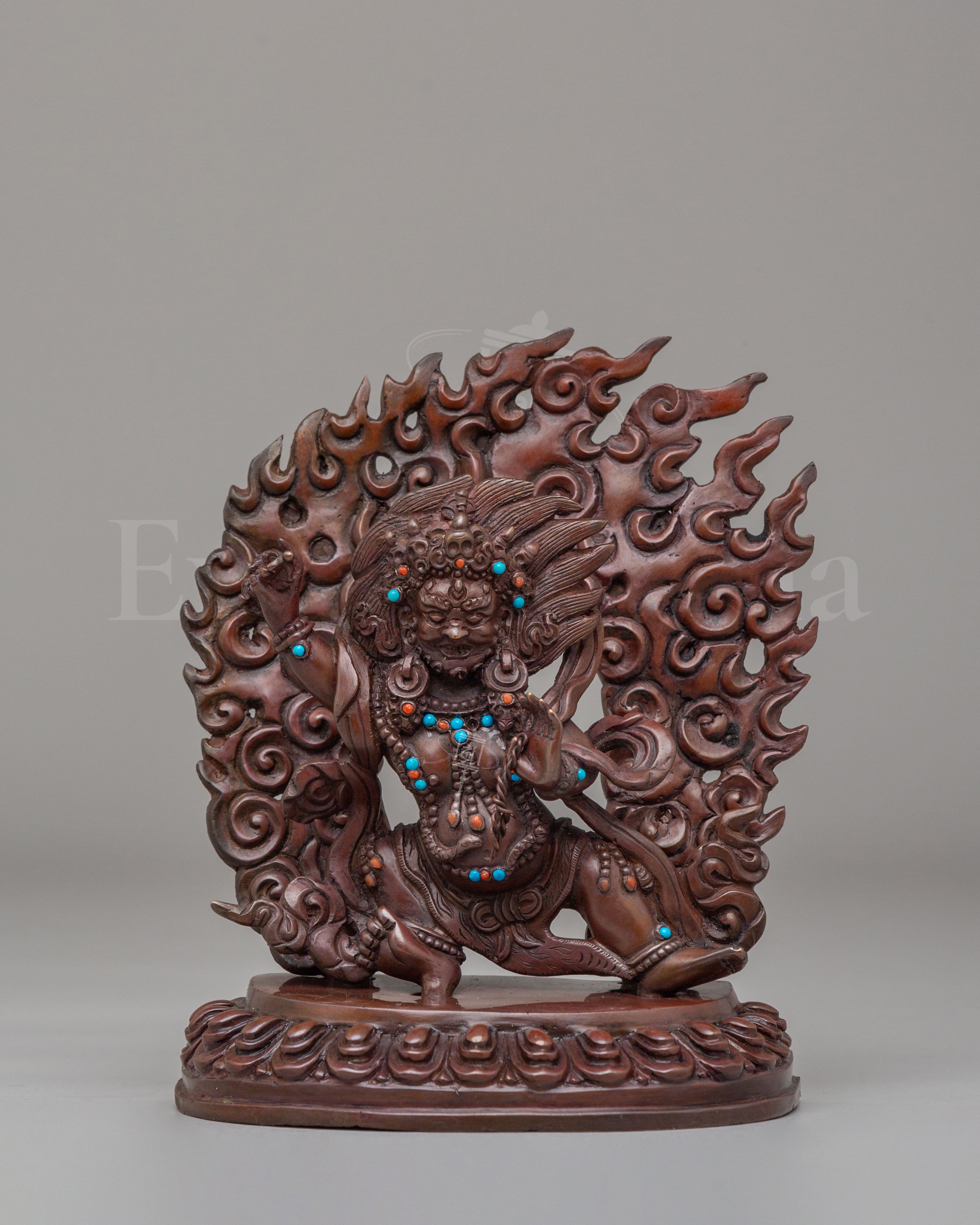 Tibetan Vajrapani Deity Statue
