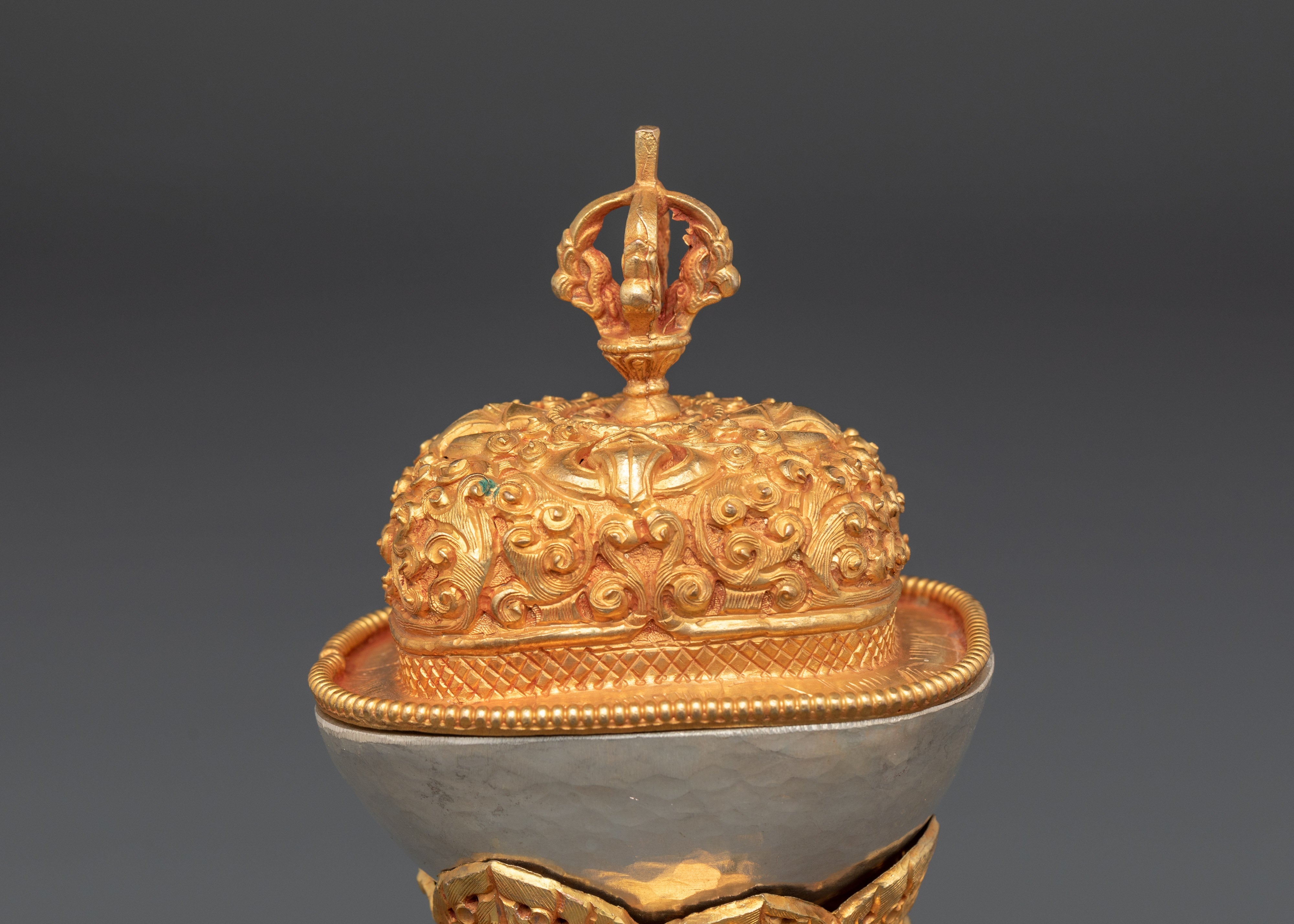 Spiritual Handcrafted Kapala | Buddhist Shrine Decor