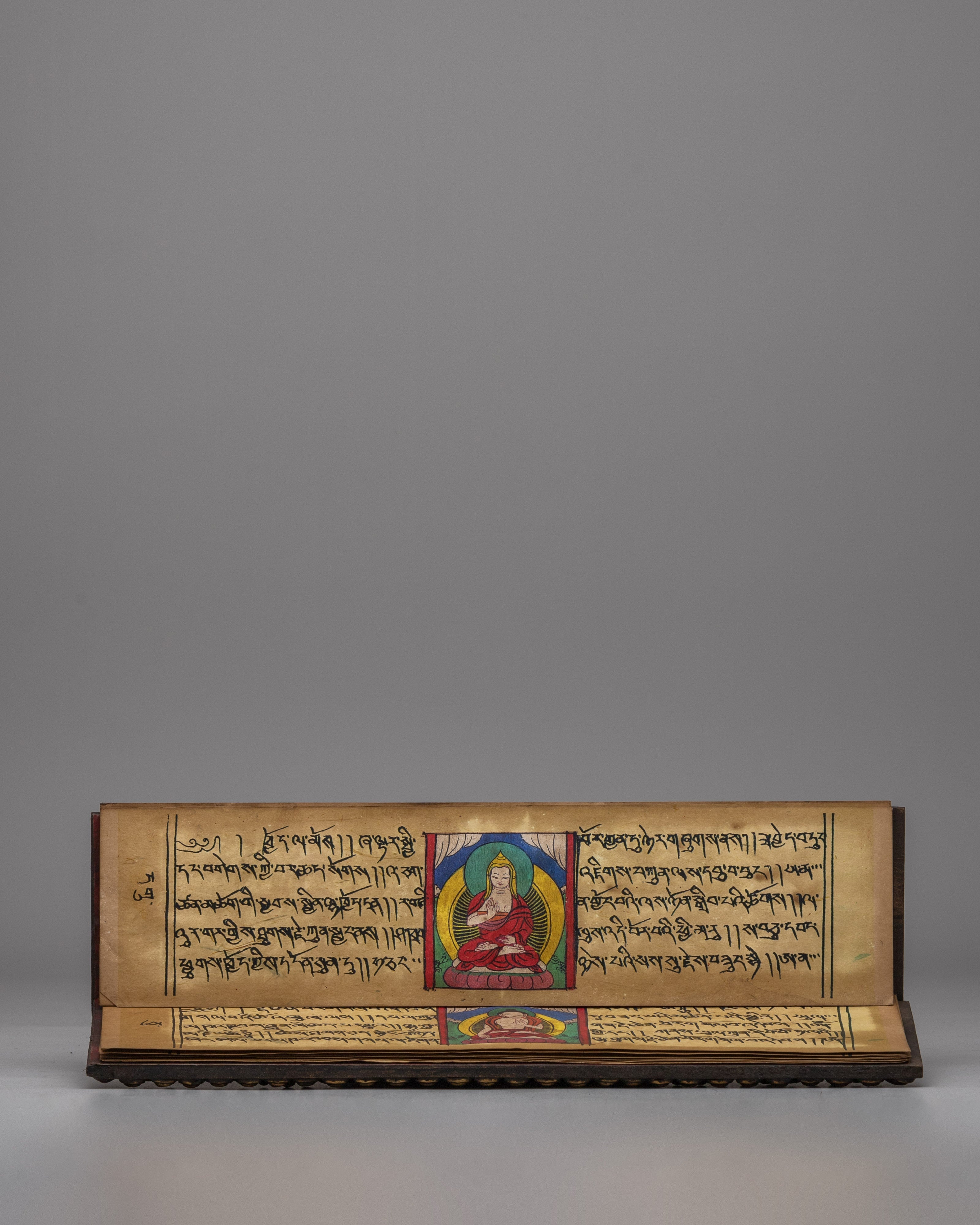 Handcrafted Tibetan Book Cover with Dragon Motif | Perfect for Spiritual Decor