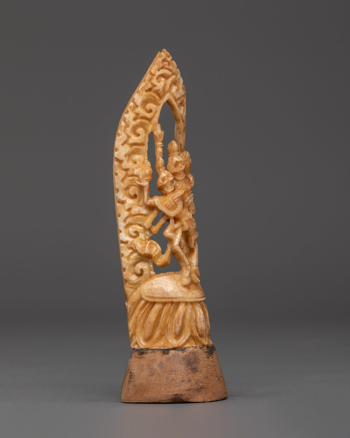 Tibetan Chitipati Bone Sculpture | Symbol of Impermanence and Spiritual Transformation