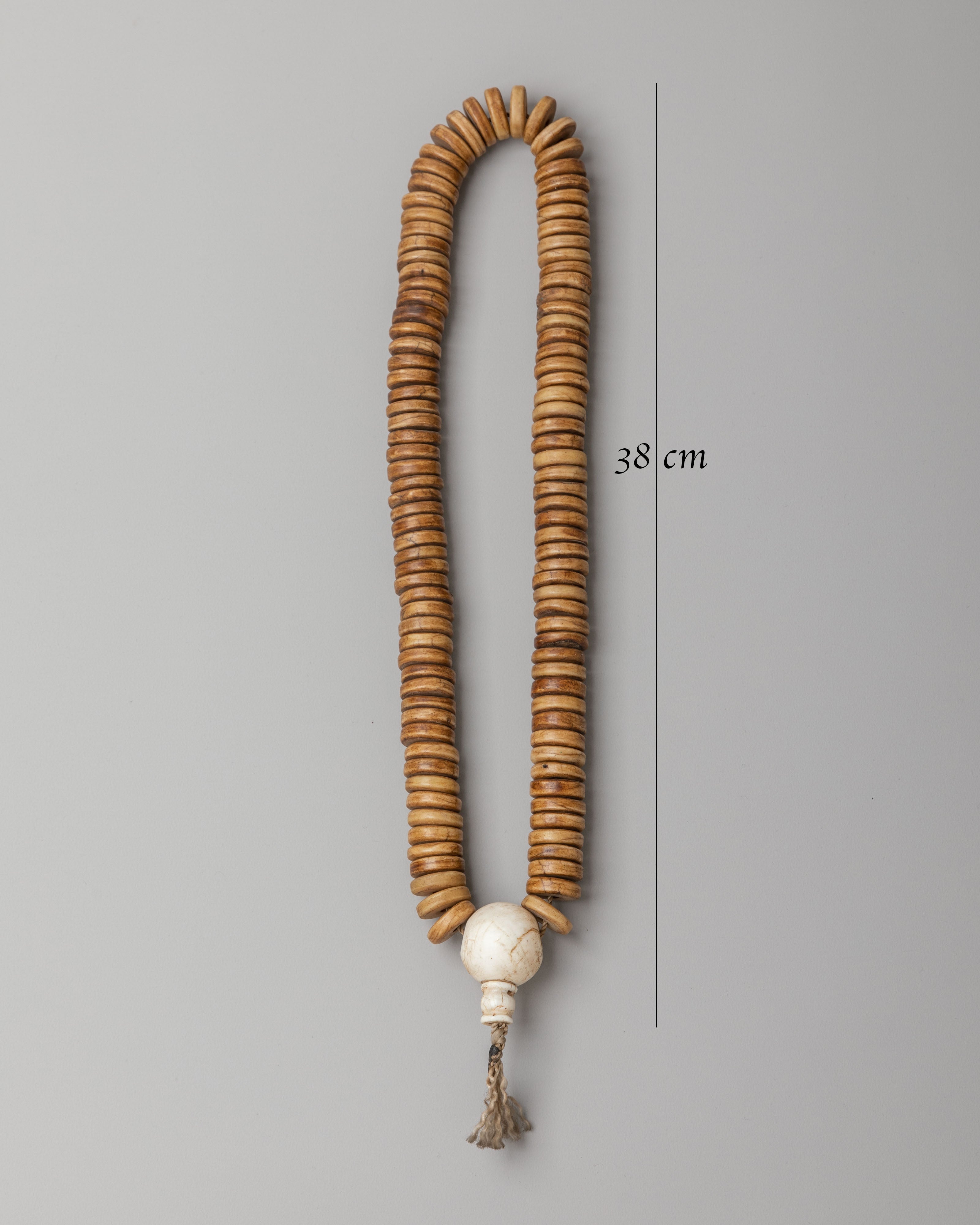 Buddhist Mala for Meditation |Handcrafted Ethically Sourced Bone Prayer Beads