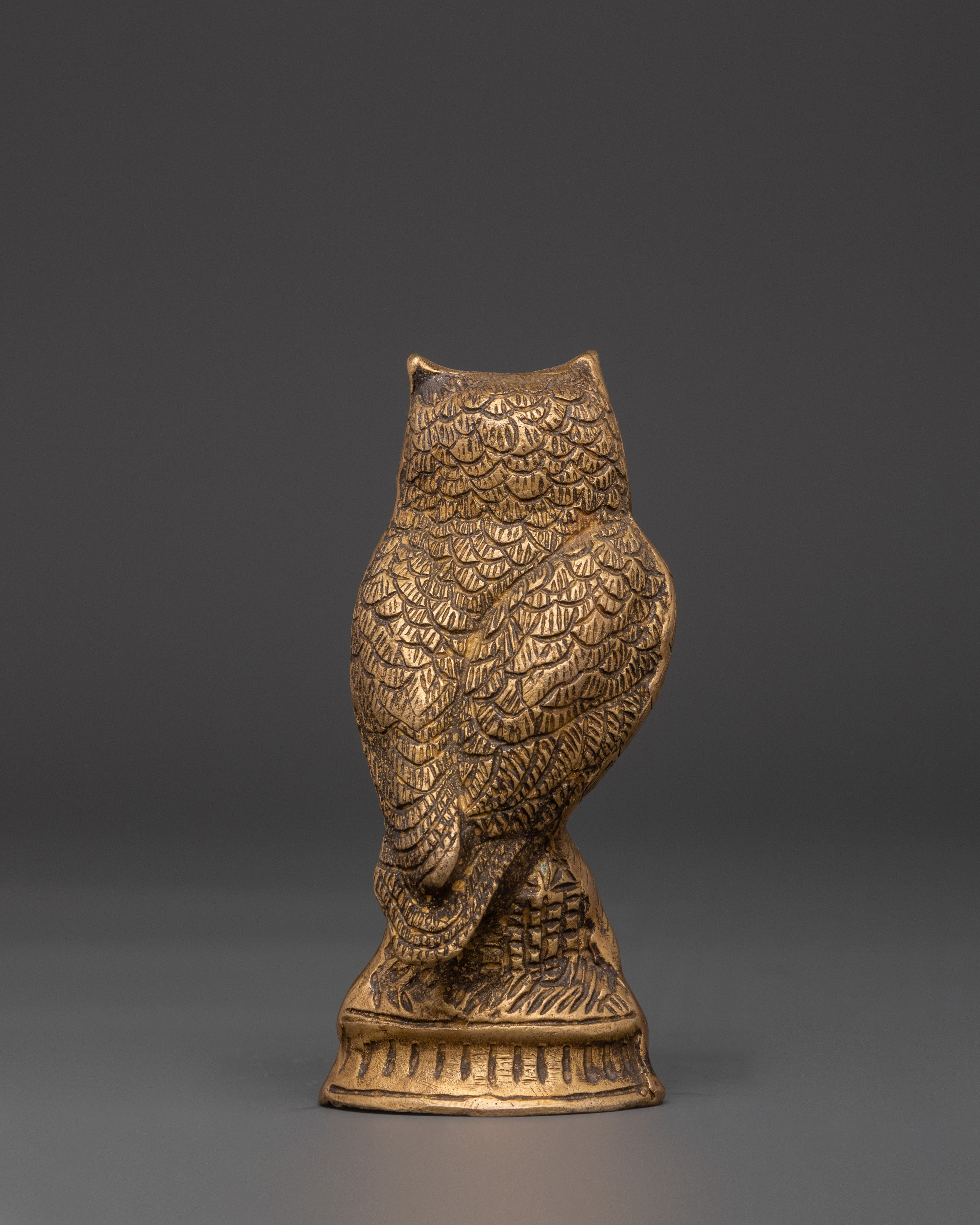 Decorative Owl Figurine | Spiritual Symbol & Good Luck Accent Piece
