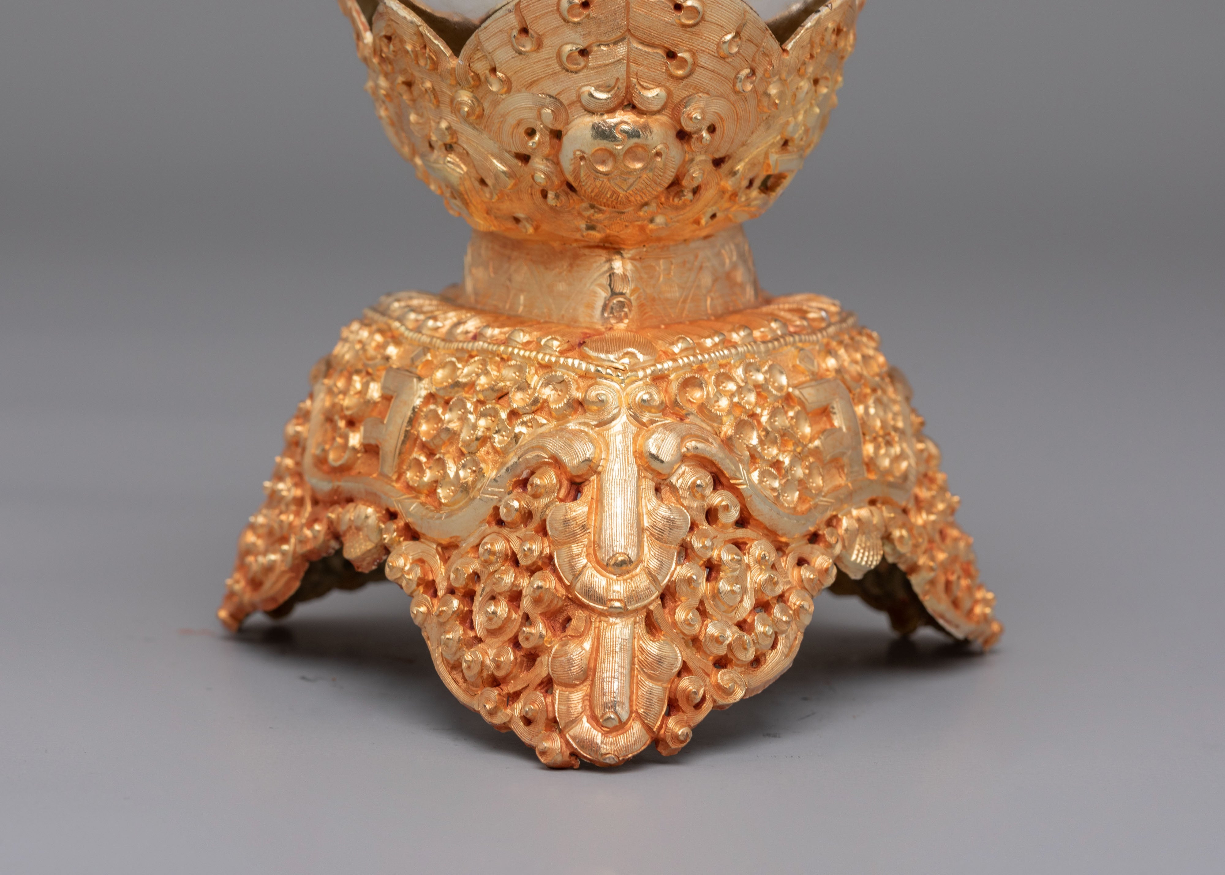 Handcrafted Kapala Skull Cup Set | Ritual Tools for Tantric Practices